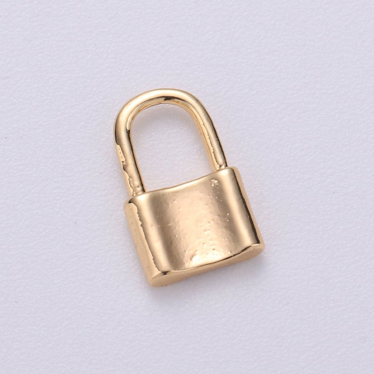 7mm, 15mm, 20mm Dainty 18k Gold Filled Padlock Charm, Tiny Padlock charm Small lock Pendant Love Lock for Earring Necklace Bracelet Making K-114 K-040 K-149