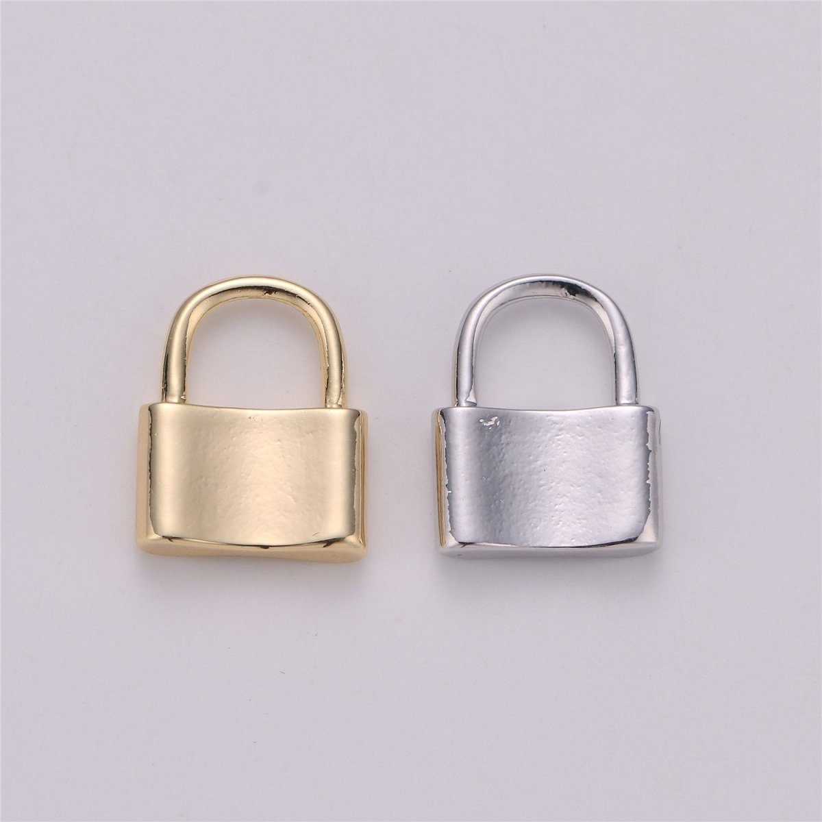 7mm, 15mm, 20mm Dainty 18k Gold Filled Padlock Charm, Tiny Padlock charm Small lock Pendant Love Lock for Earring Necklace Bracelet Making K-114 K-040 K-149