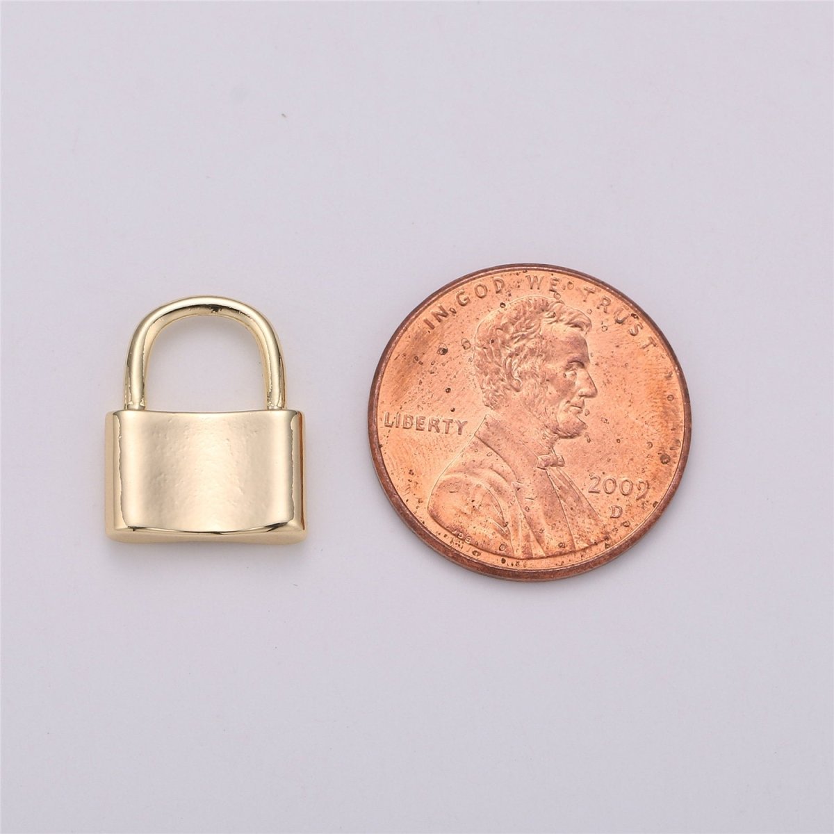 7mm, 15mm, 20mm Dainty 18k Gold Filled Padlock Charm, Tiny Padlock charm Small lock Pendant Love Lock for Earring Necklace Bracelet Making K-114 K-040 K-149
