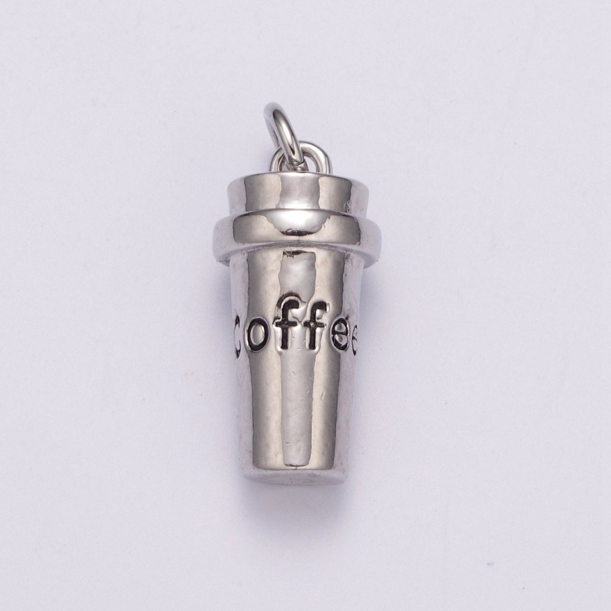 Coffee Tumbler Pendant 24K Gold Filled Cup Charm for Coffee Lover Gift M-823 M-824