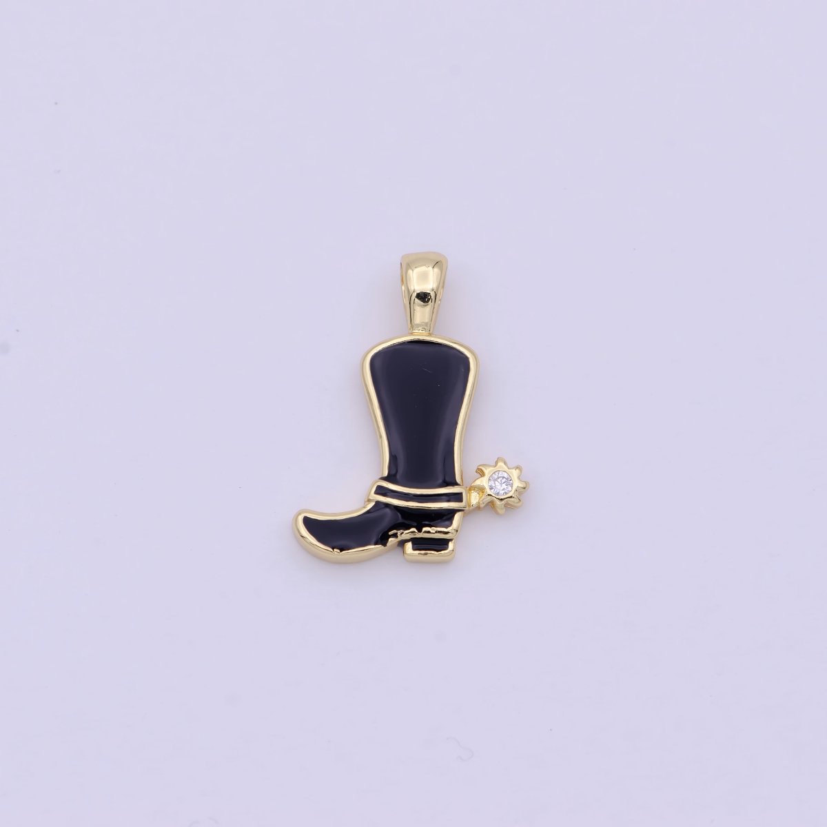 Colorful Cowboy Cowgirl Boot Enamel Charm Pendant Shoes Wild West Inspired H-023 H-033 J-841- J-847