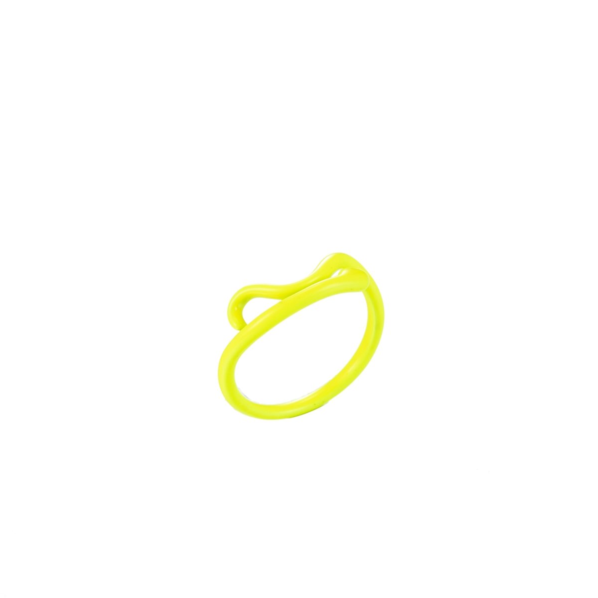 Colorful Enamel Twist Ring , Neon Color Ring , Enamel Ring Black Pink Teal White Yellow
