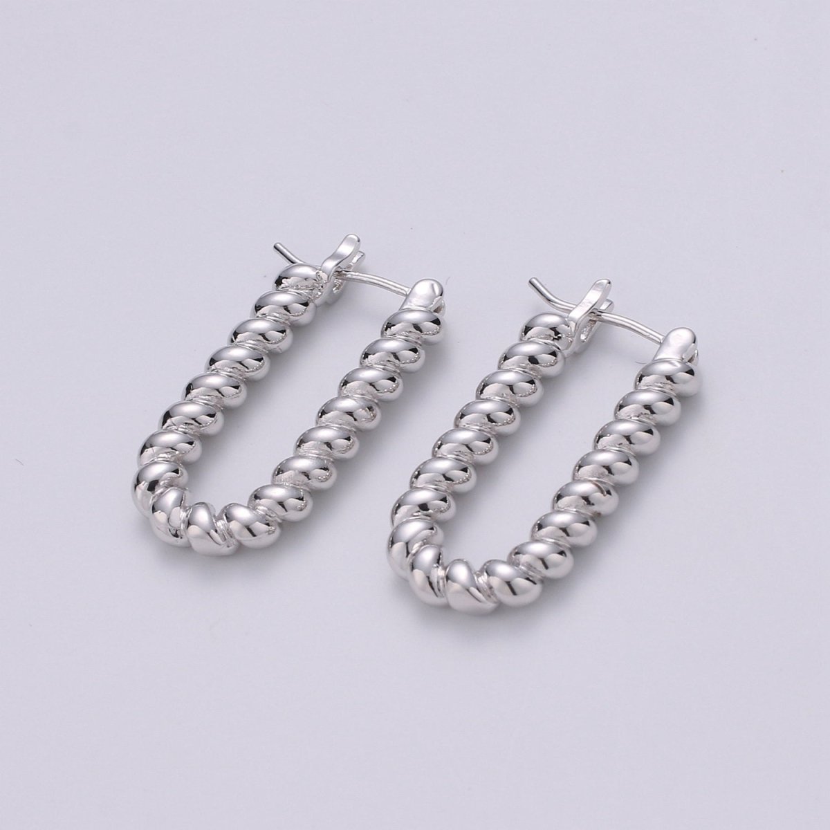 Croissant Earrings, Thick Gold Hoops,Twisted Curved Hoop, Gold Twisted Hoop Earring, Thick Hoop Earring, Gold Chunky Hoop, Thick Gold Hoop Q-150 Q-181