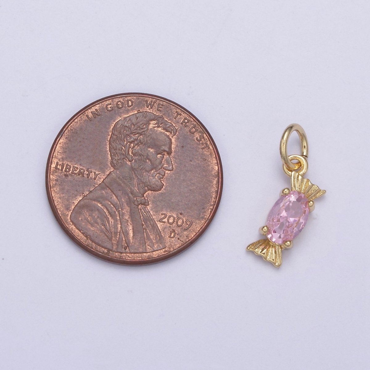 Cubic Candy Charm,14k Gold Filled Candy Pendant Add on Foodie Jewelry Making Supplies N-378 - N-379