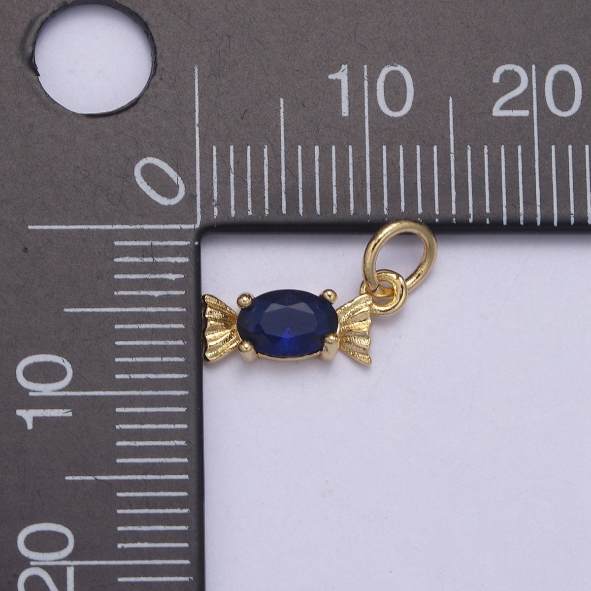 Cubic Candy Charm,14k Gold Filled Candy Pendant Add on Foodie Jewelry Making Supplies N-378 - N-379