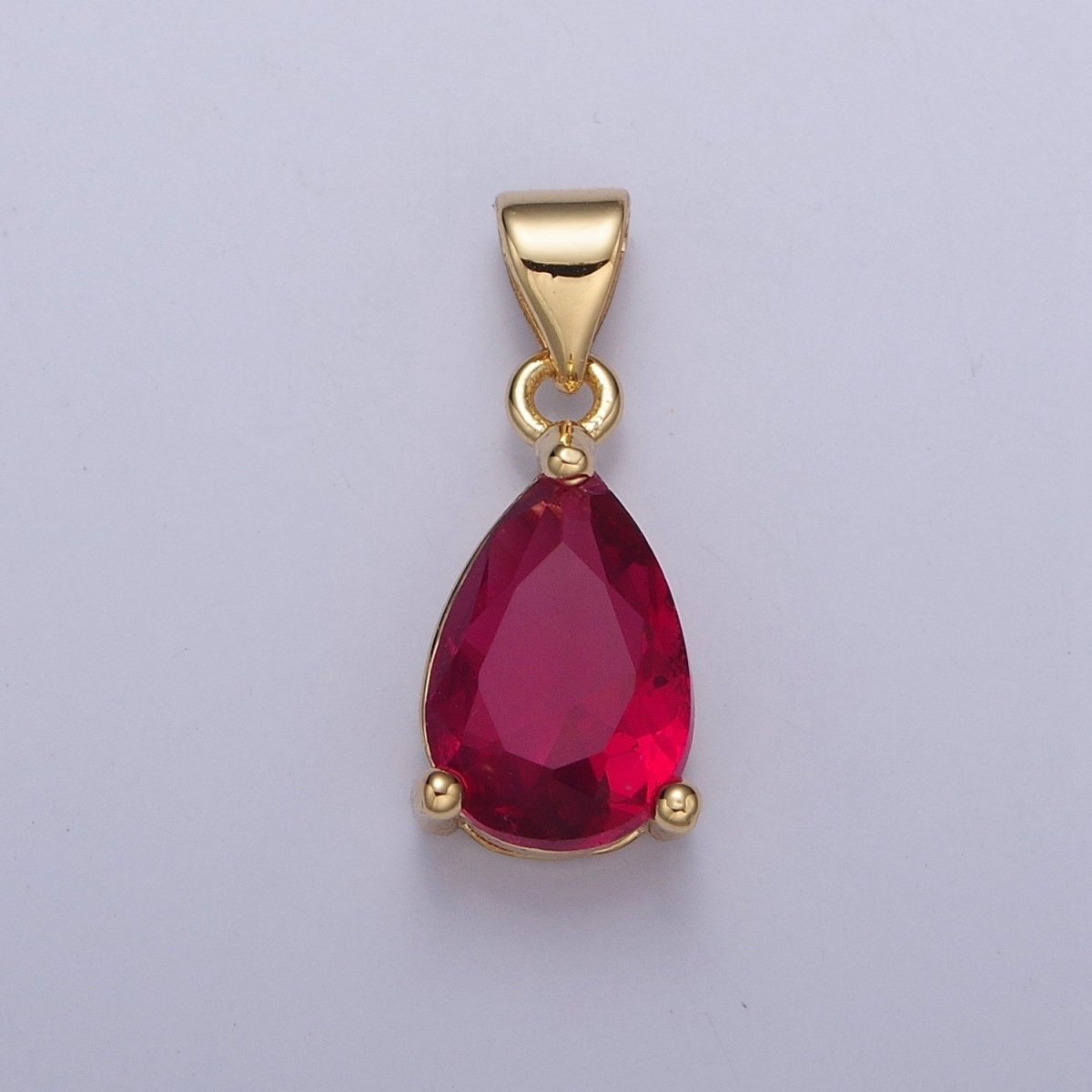 Cubic Zirconia Teardrop Pendant For Jewelry Making I-098 I-124 I-136 I-144 I-146 I-147 I-150