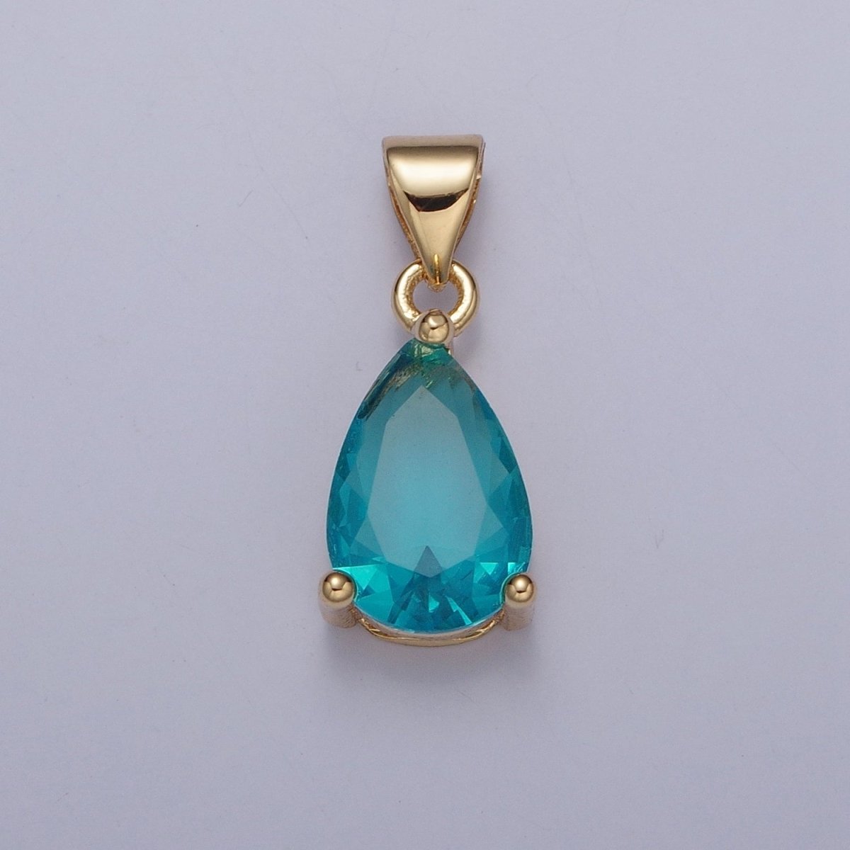 Cubic Zirconia Teardrop Pendant For Jewelry Making I-098 I-124 I-136 I-144 I-146 I-147 I-150