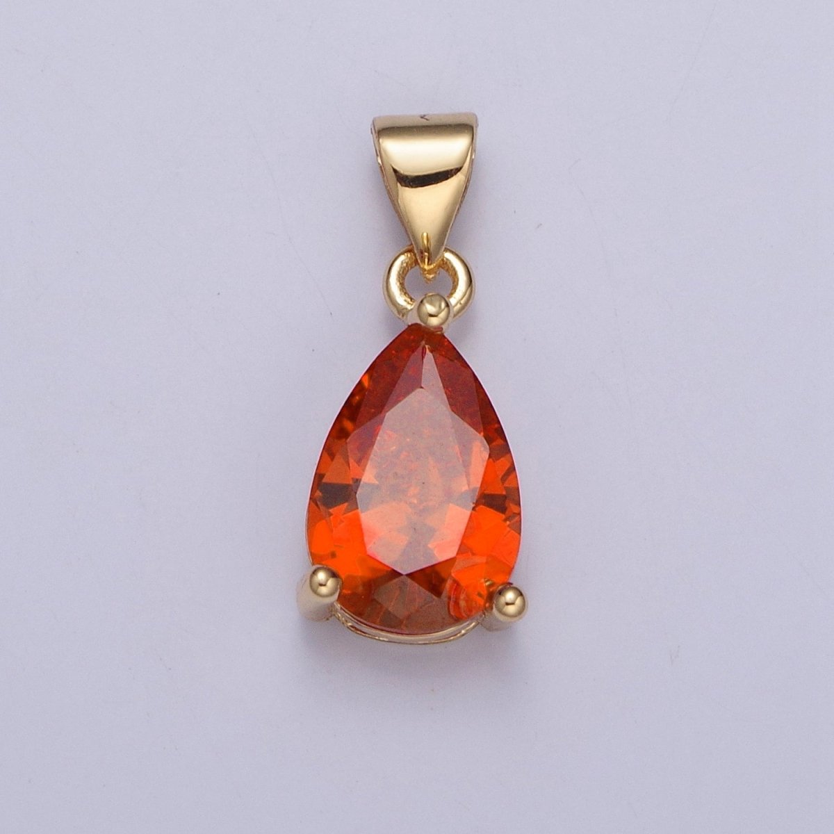 Cubic Zirconia Teardrop Pendant For Jewelry Making I-098 I-124 I-136 I-144 I-146 I-147 I-150