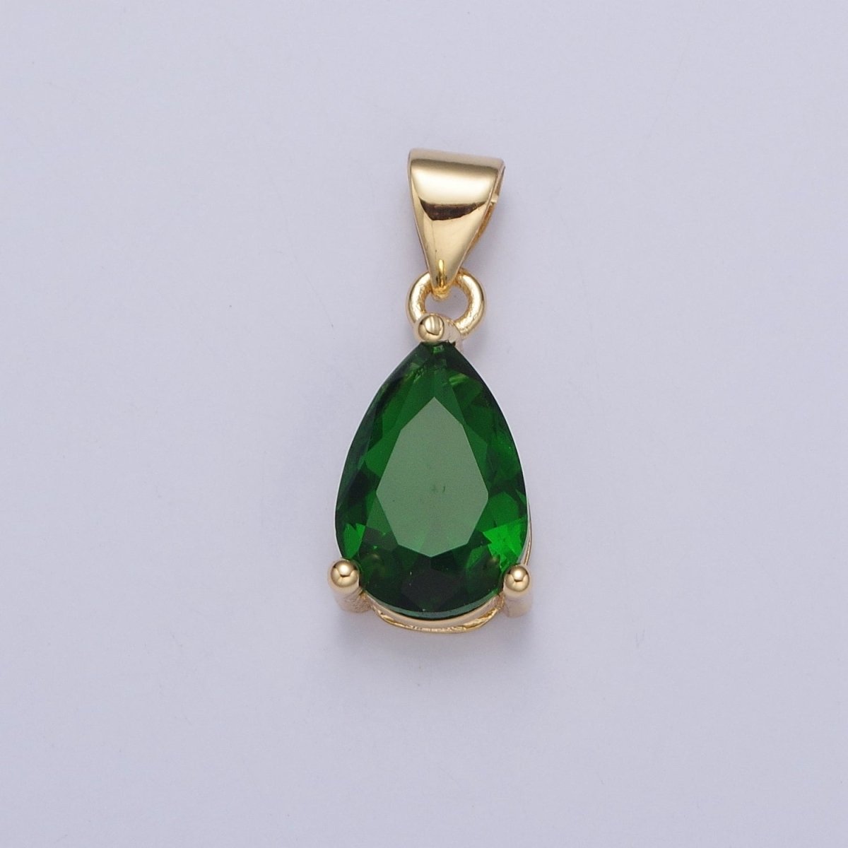 Cubic Zirconia Teardrop Pendant For Jewelry Making I-098 I-124 I-136 I-144 I-146 I-147 I-150