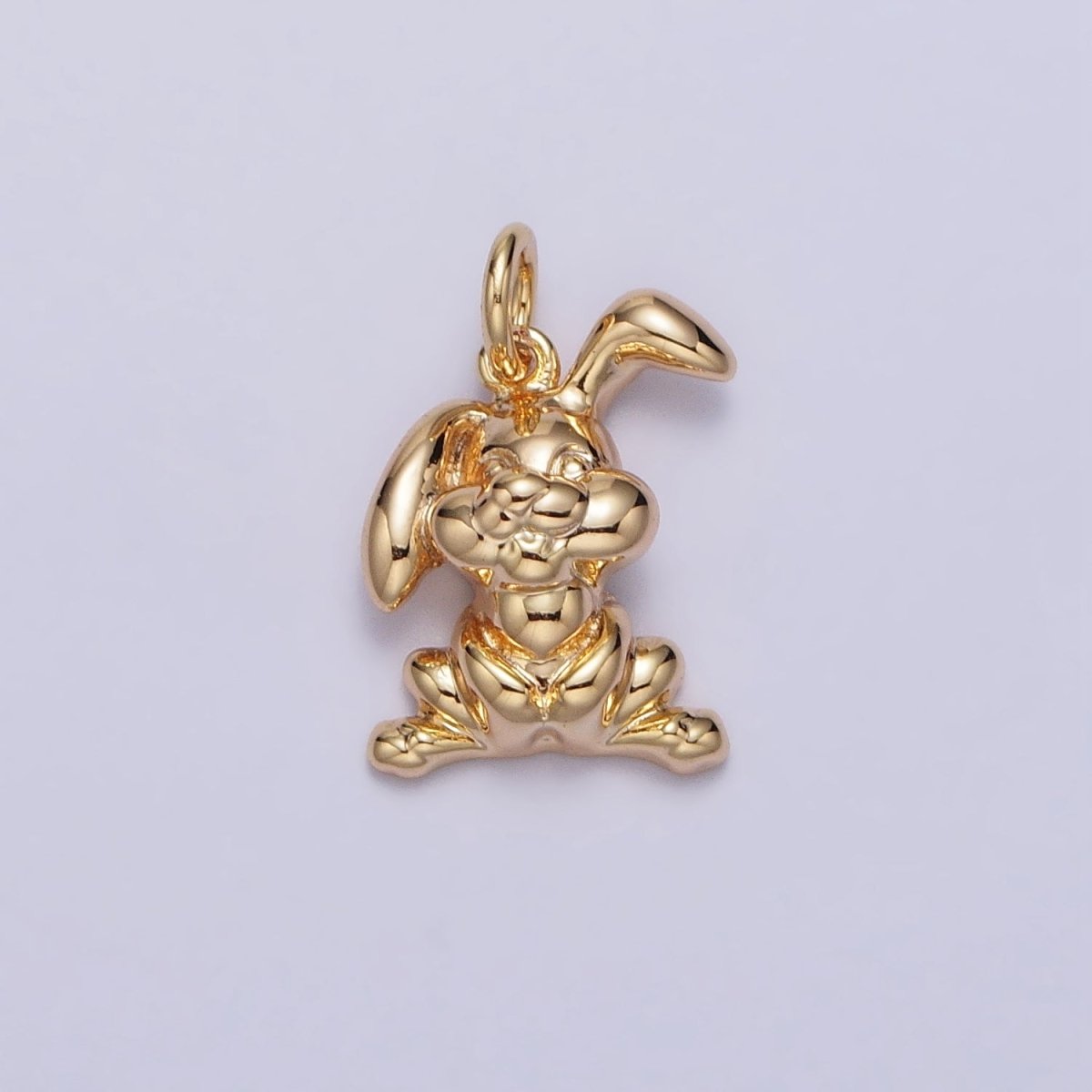 Cute Rabbit Bunny Animal Charm in Gold & Silver | AC183