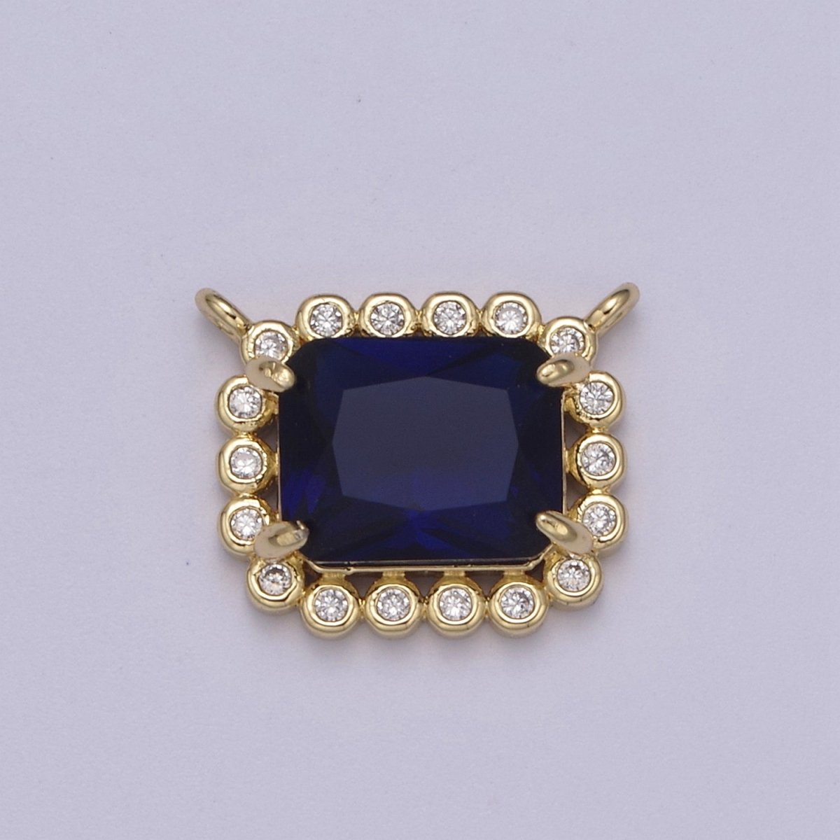 CZ Square Link Connector 14k Gold Filled CZ Link Connectors, Jewelry Making Supplies, Cubic Zirconia Geometric Jewelry F-749 F-753 F-754  F-757 F-758