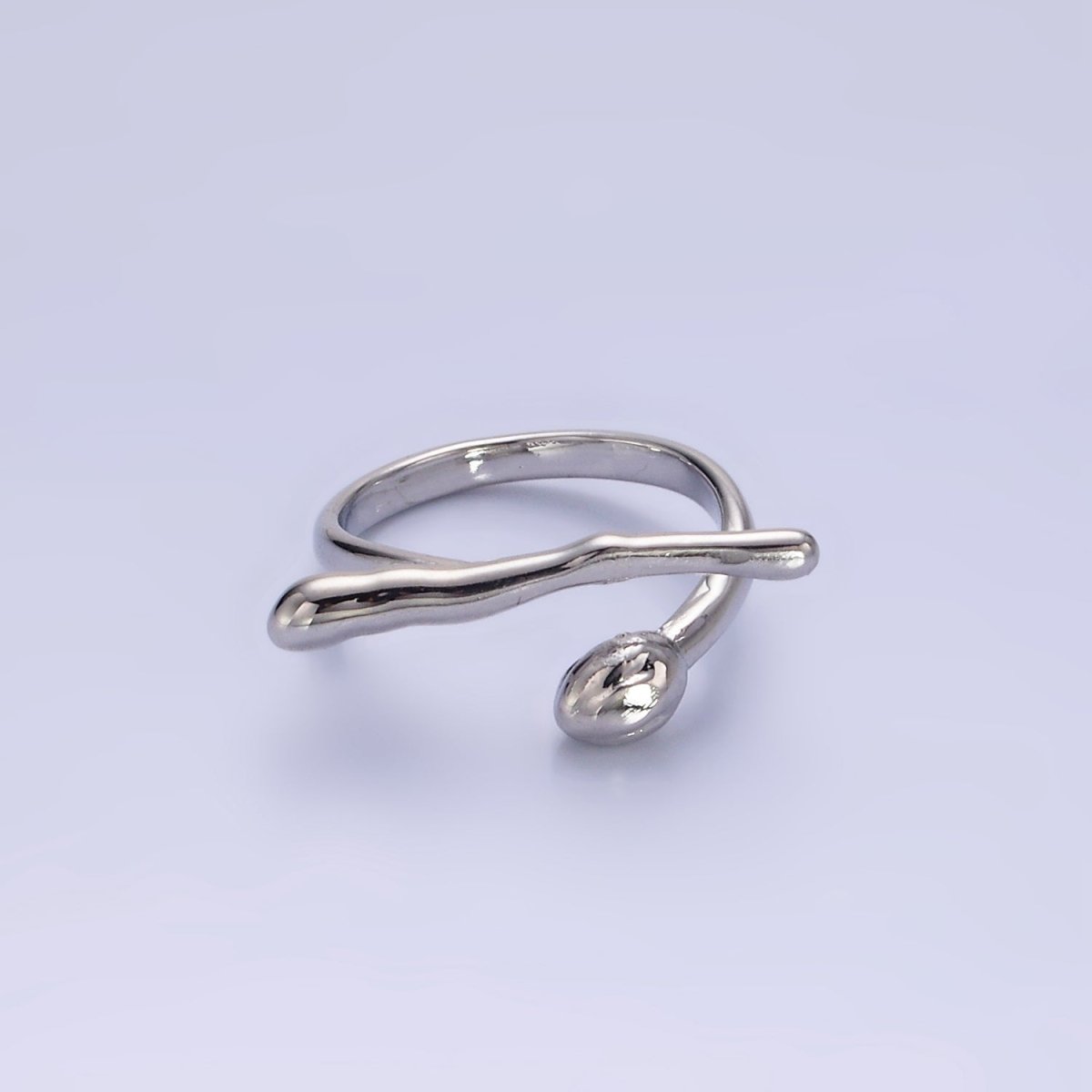 Dainty 14K Gold Filled Hugger Stick Ring in gold and silver  | O1278 O1279