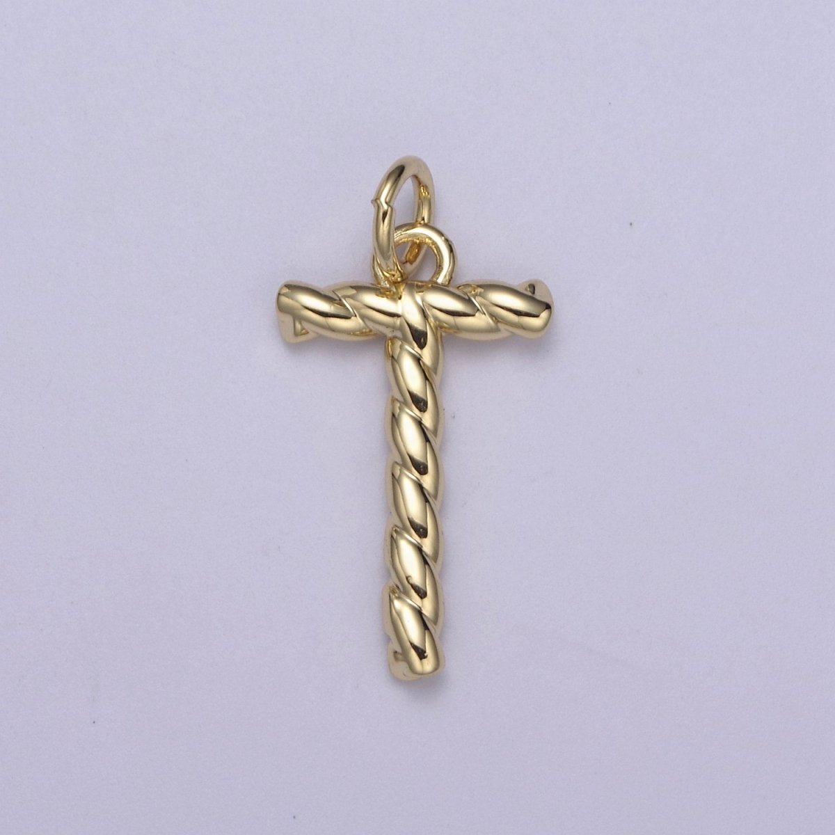Dainty 14k Gold Filled Tiny Twisted Initial, Letter Alphabet Rope charms Mini Gold Pendant Charm for Personalized Necklace Bracelet Earring Add on A-351~A-363