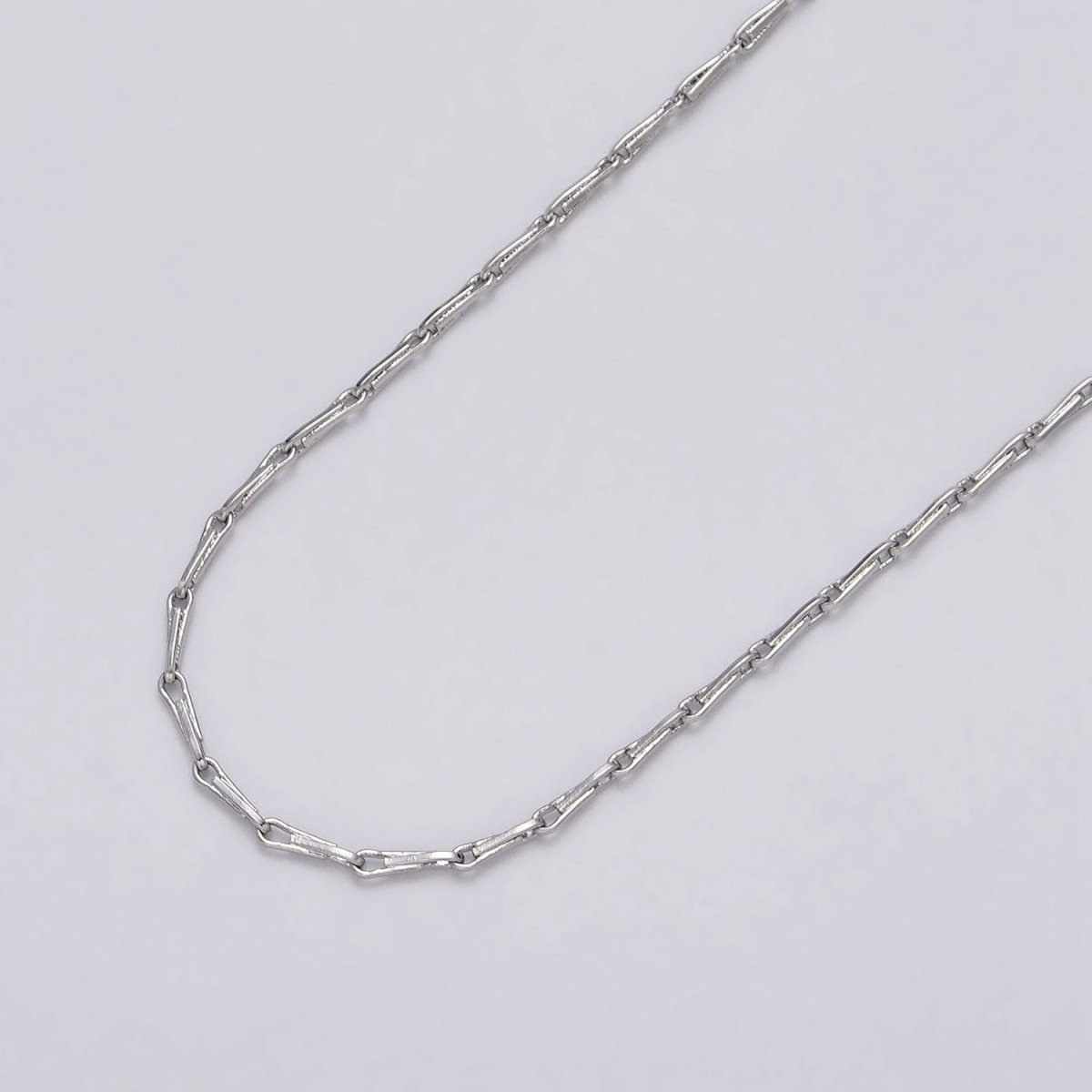 Dainty 24K Gold Filled 1.5mm Barleycorn Unfinished Chain by Yard in Gold & Silver | ROLL-1060, ROLL-1088 Clearance Pricing