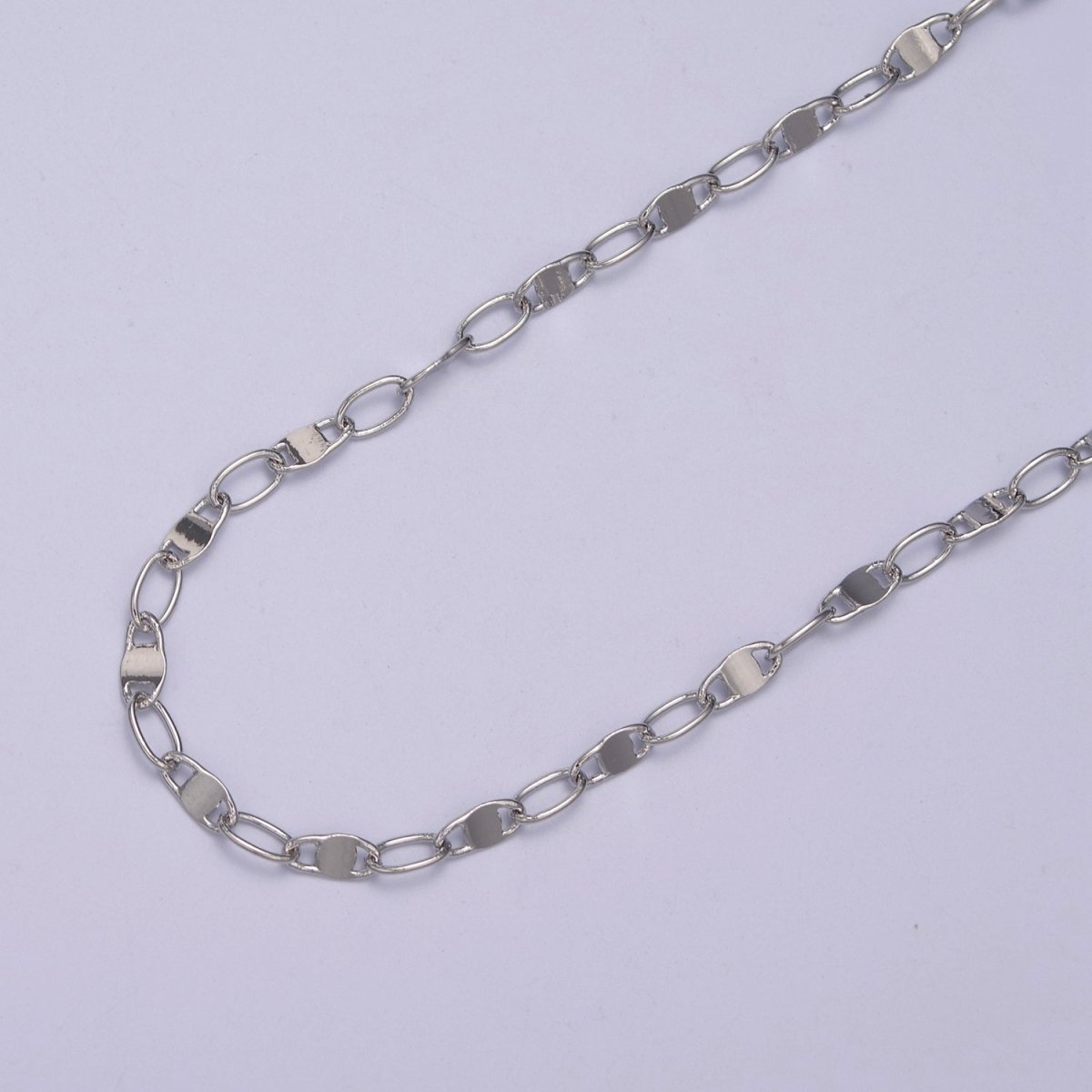 Dainty 24K Gold Filled Scroll Chain with 3mm Width in Gold & Silver, Unfinished Chain For Jewelry Making | ROLL-660 ROLL-661 Clearance Pricing