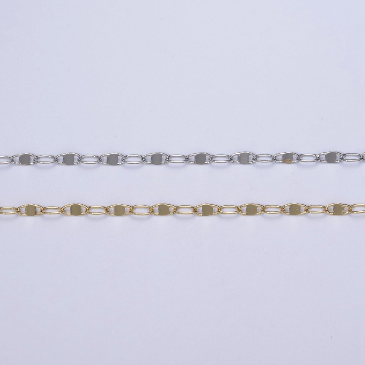 Dainty 24K Gold Filled Scroll Chain with 3mm Width in Gold & Silver, Unfinished Chain For Jewelry Making | ROLL-660 ROLL-661 Clearance Pricing