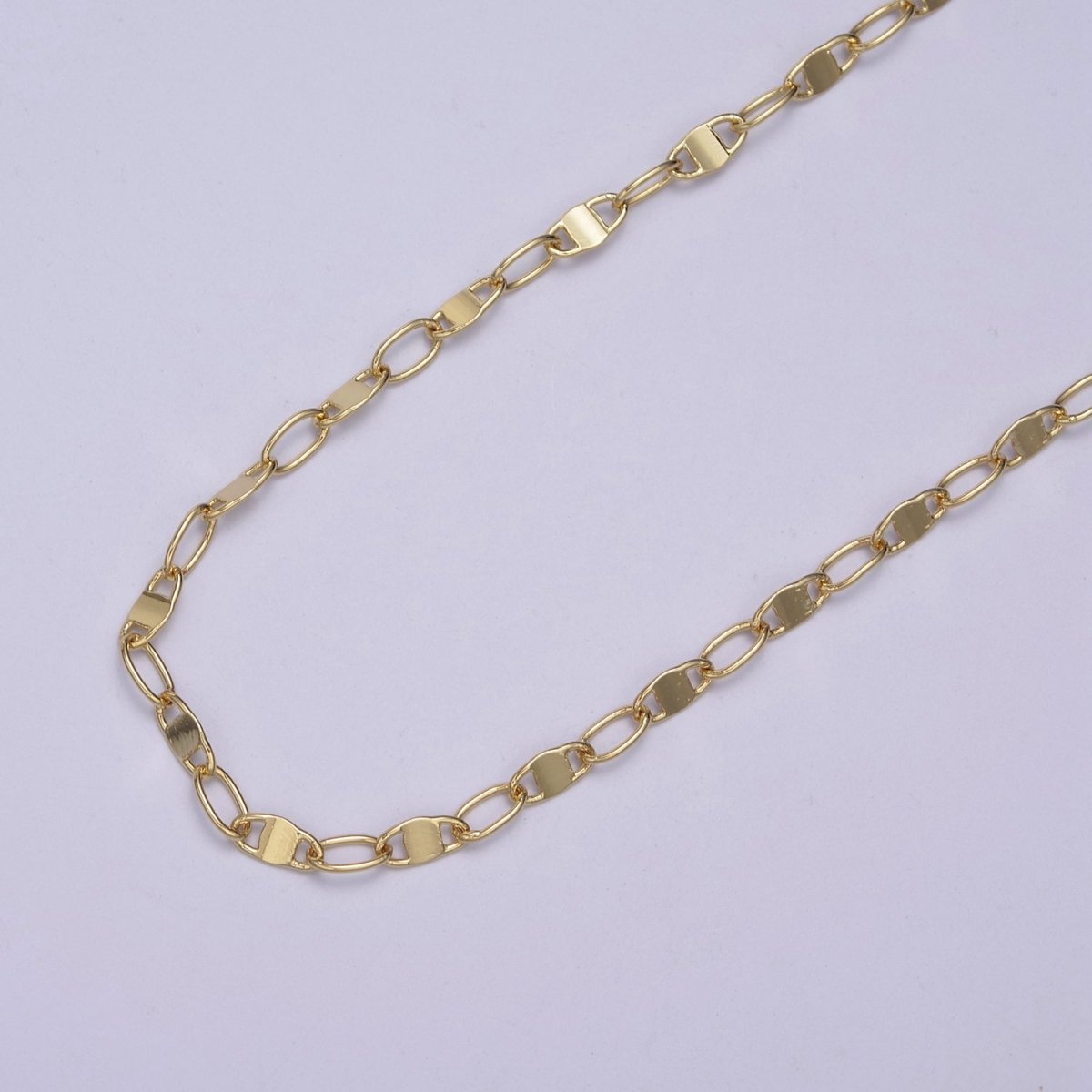 Dainty 24K Gold Filled Scroll Chain with 3mm Width in Gold & Silver, Unfinished Chain For Jewelry Making | ROLL-660 ROLL-661 Clearance Pricing