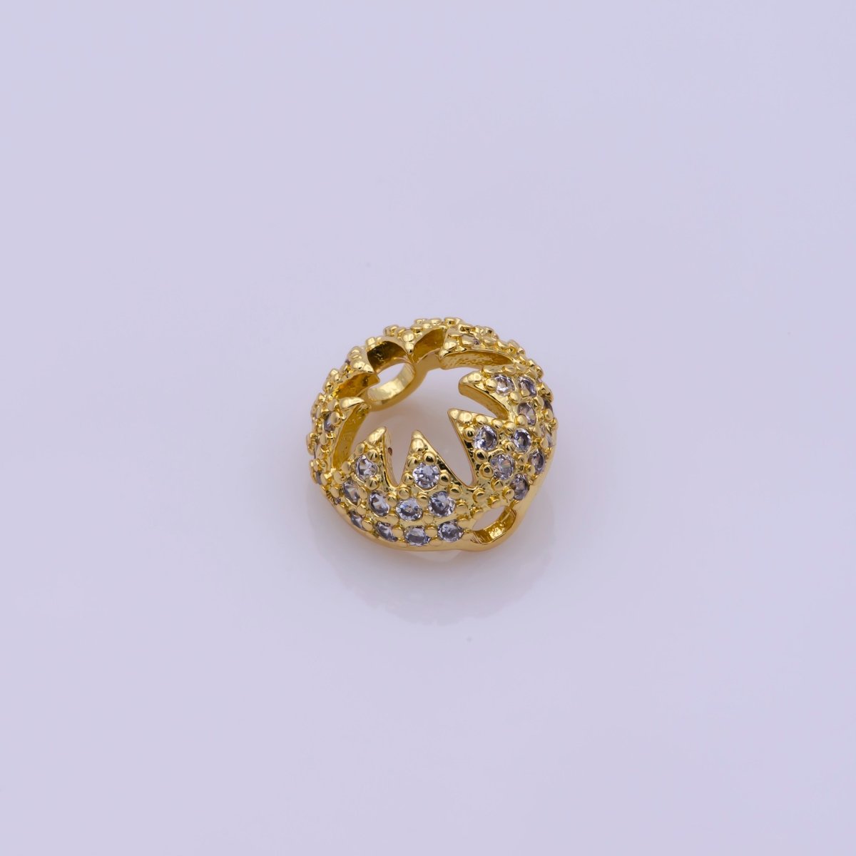 Dainty Bead Hollow Spacer Design Heart Hamsa Hand Moon Star for Bracelet ComponentY-383 Y-389 Y-407 Y-416Y-417