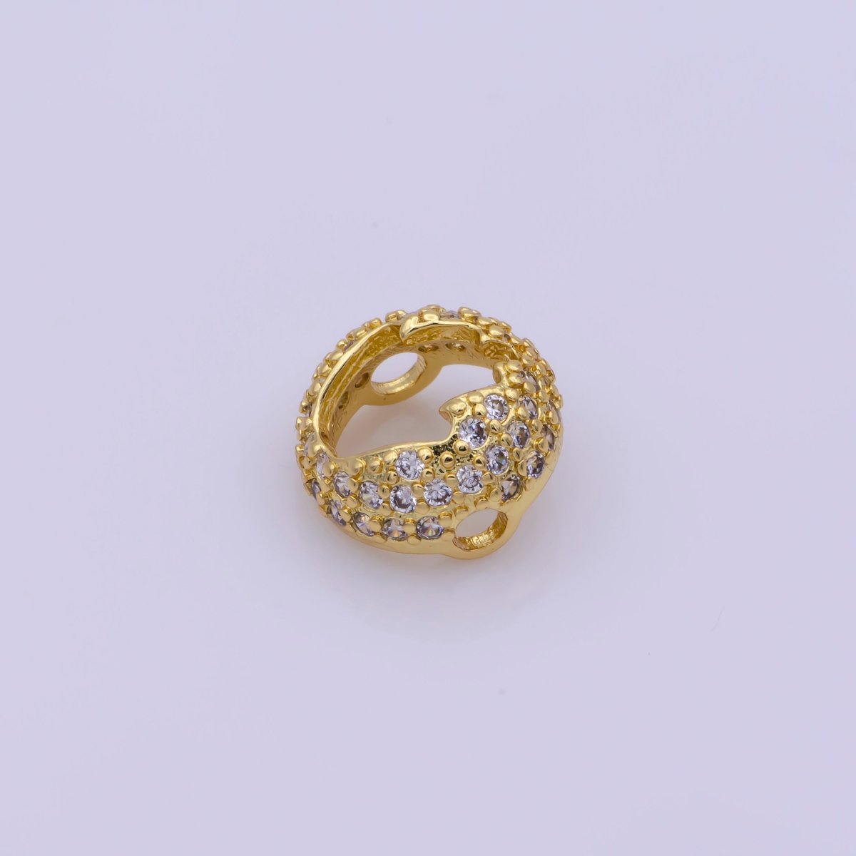 Dainty Bead Hollow Spacer Design Heart Hamsa Hand Moon Star for Bracelet ComponentY-383 Y-389 Y-407 Y-416Y-417