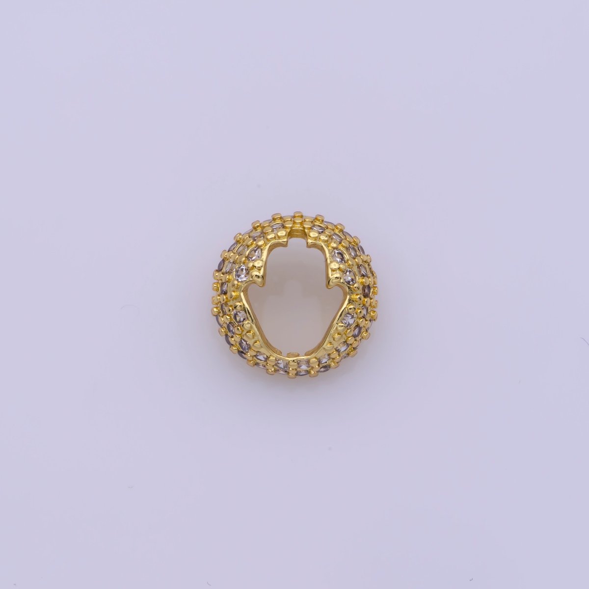 Dainty Bead Hollow Spacer Design Heart Hamsa Hand Moon Star for Bracelet ComponentY-383 Y-389 Y-407 Y-416Y-417