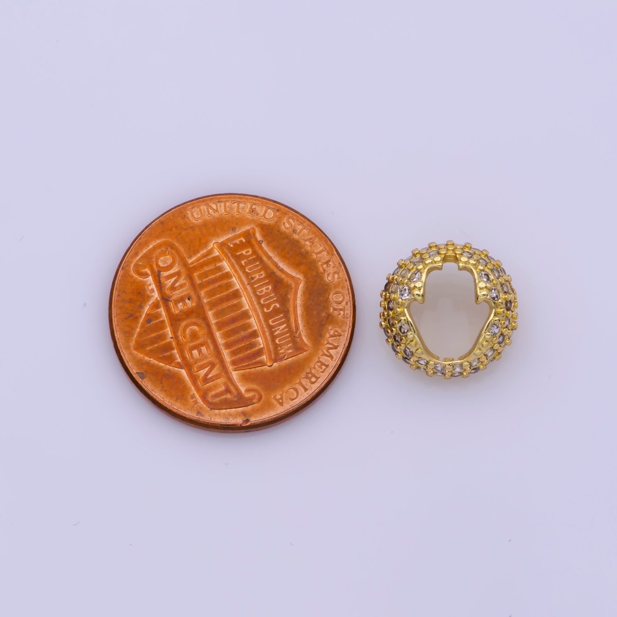 Dainty Bead Hollow Spacer Design Heart Hamsa Hand Moon Star for Bracelet ComponentY-383 Y-389 Y-407 Y-416Y-417