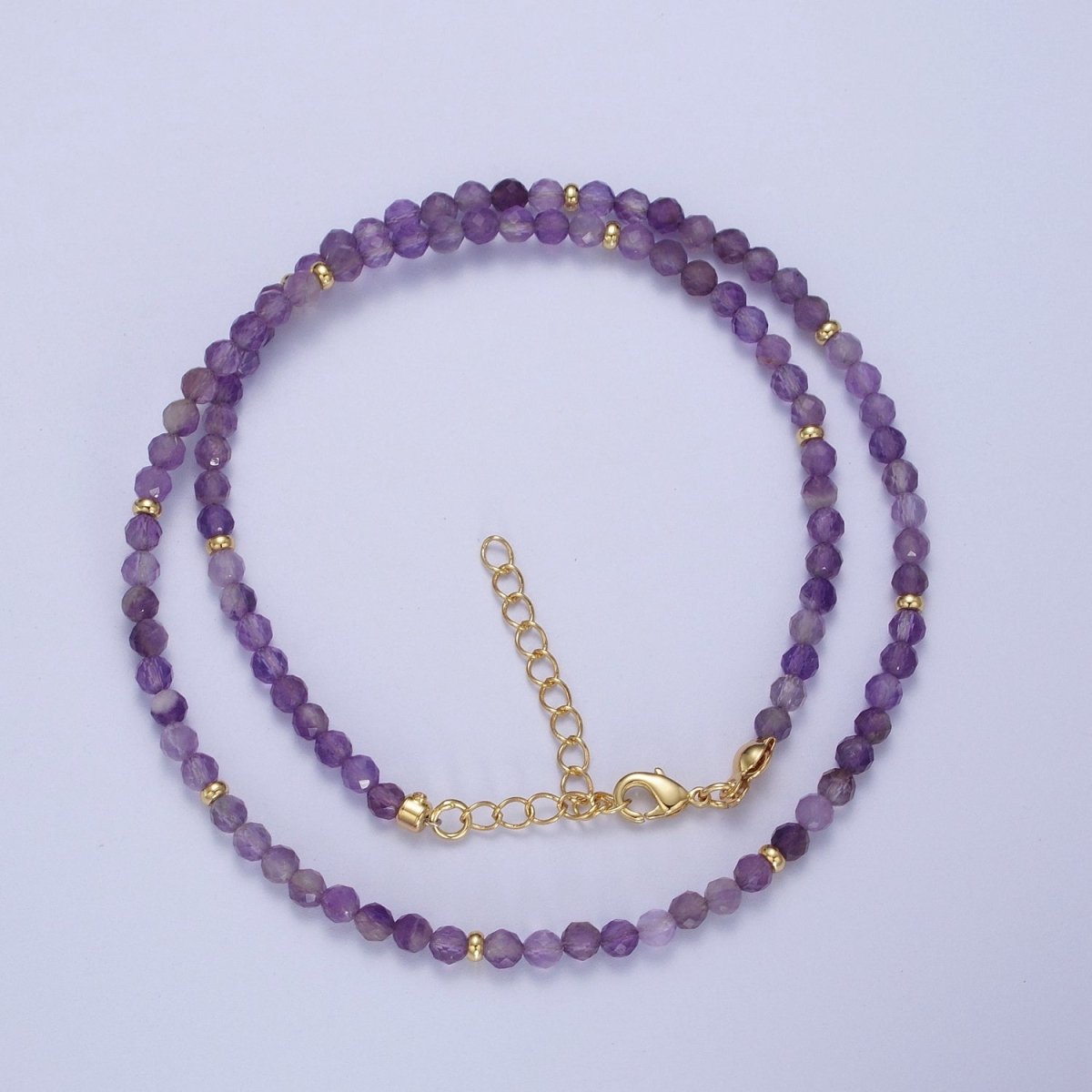 Dainty Beaded Necklace Tourmaline, Amazonite, Ruby, Amethyst, Moonstone Jewelry Handmade Jewelry | WA-1219 WA-1242 Clearance Pricing