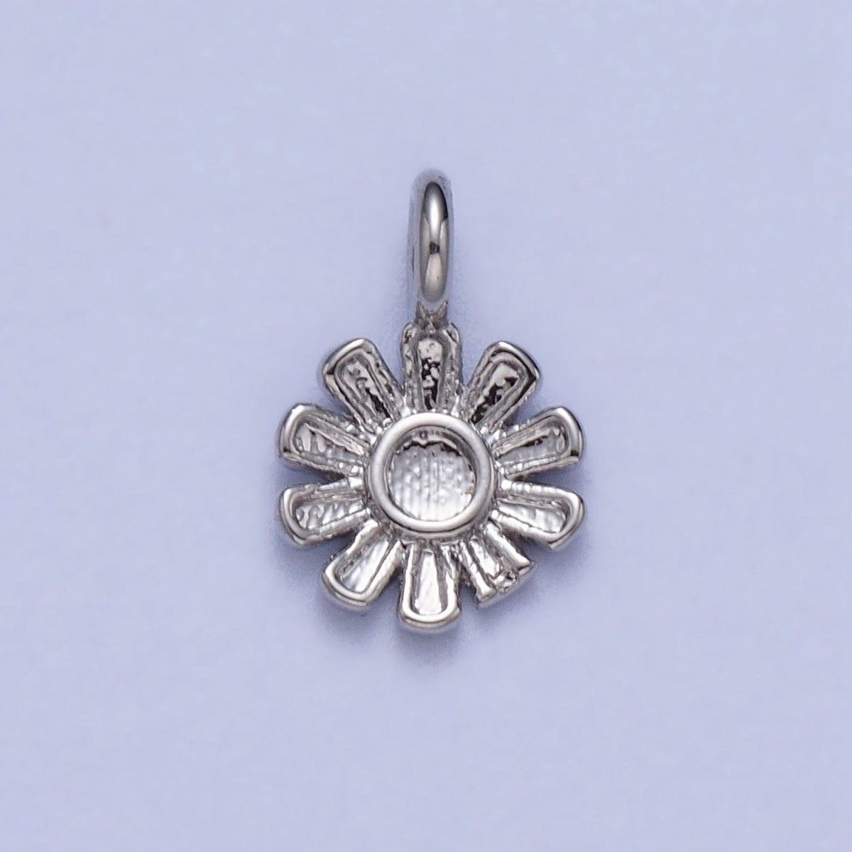 Dainty Blooming Daisy Flower Add-on Charm in Gold & Silver | AC032