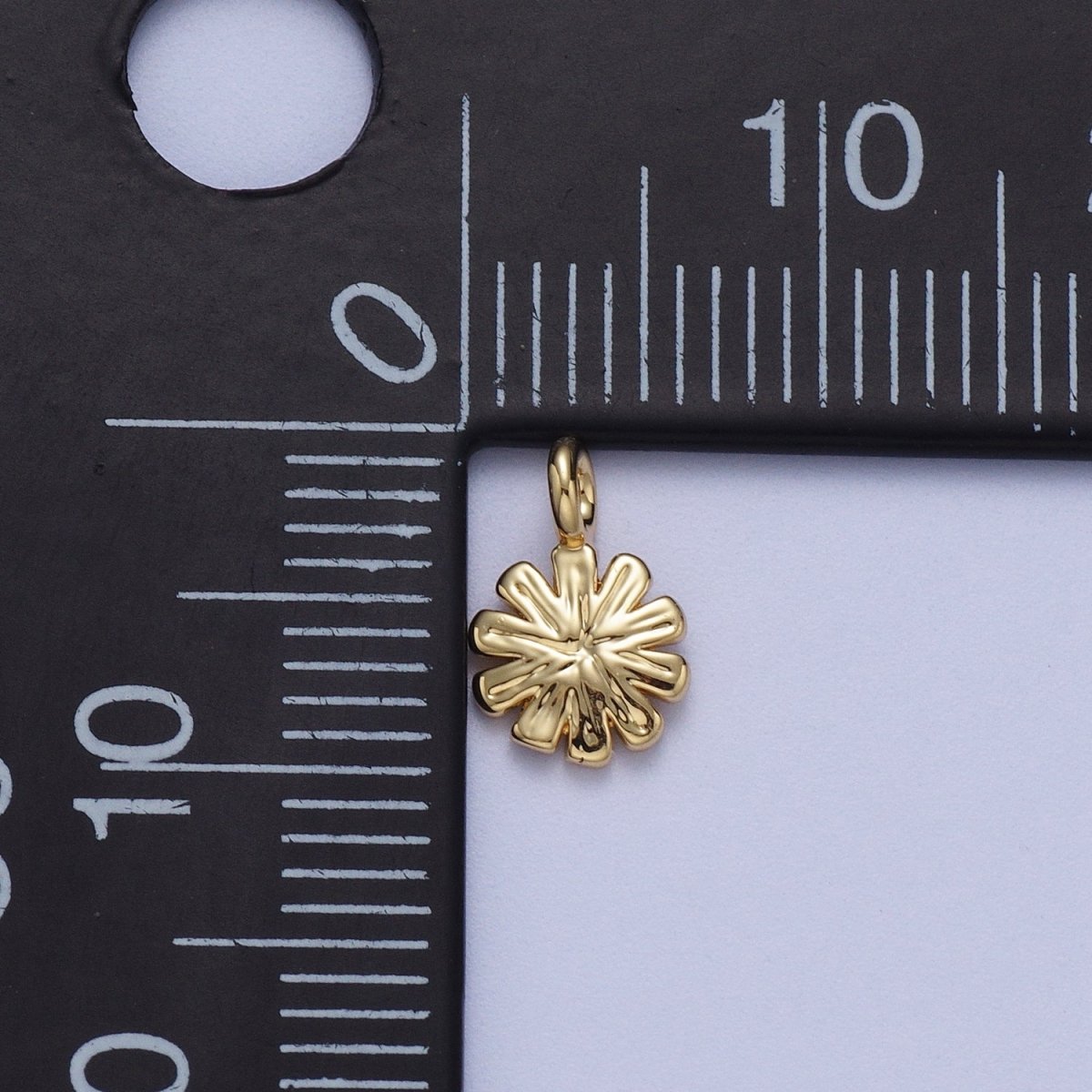 Dainty Blooming Daisy Flower Add-on Charm in Gold & Silver | AC032
