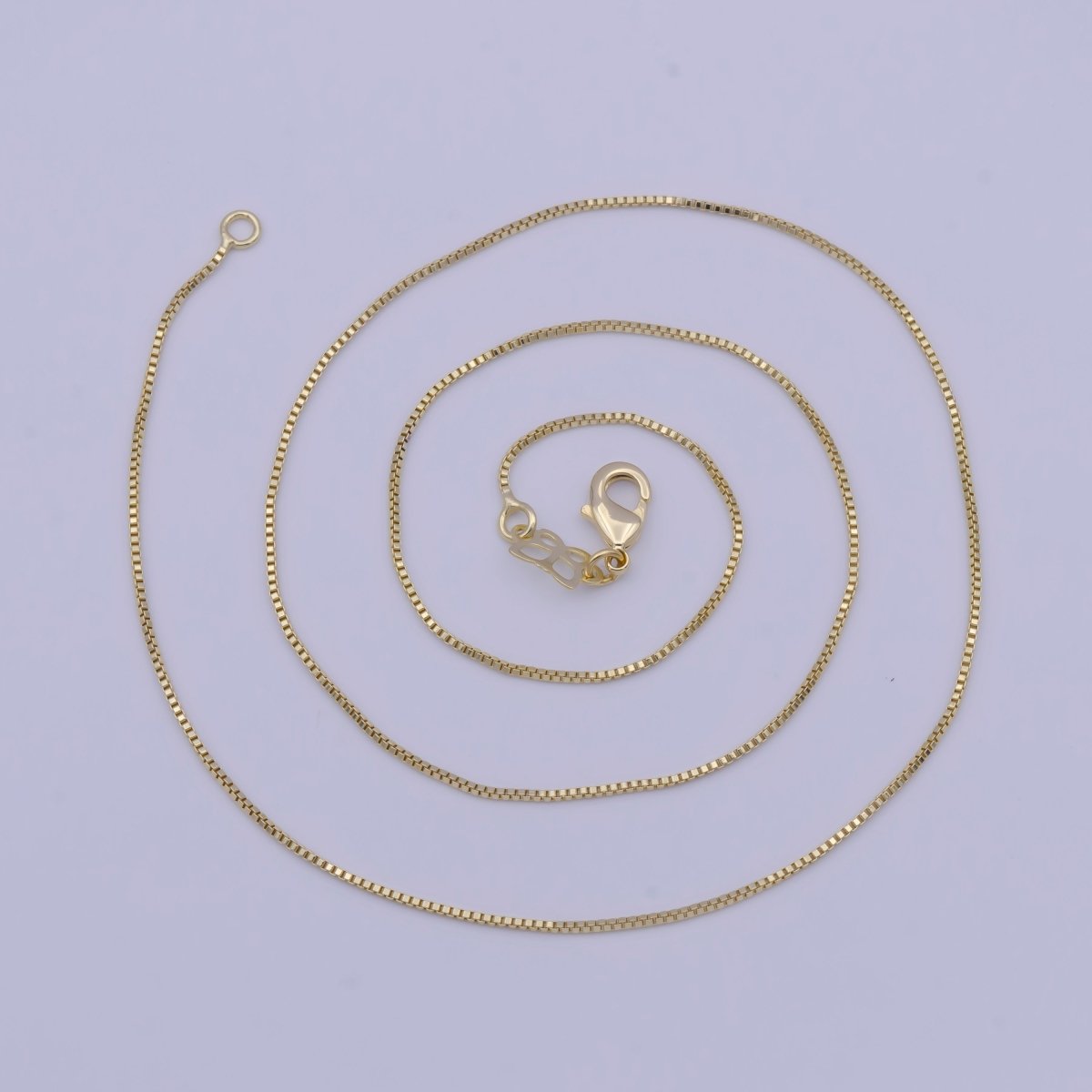 OS Dainty Box Chain 14k Gold Filled Box Chain, Everyday Jewelry, Essential Layering Chain Ready To wear Necklace | WA-1111 WA-1153 Clearance Pricing