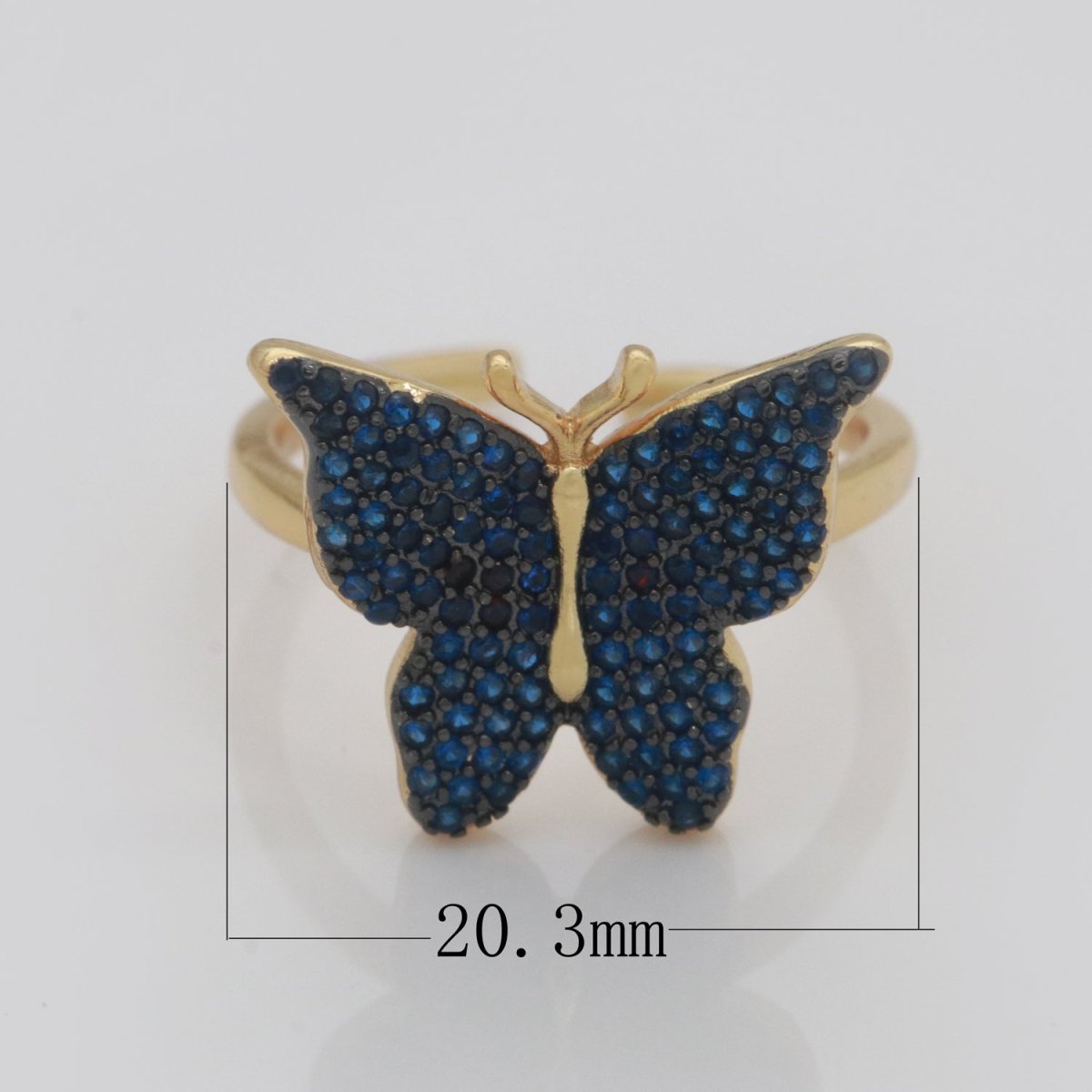 Dainty Butterfly Ring, Open Gold Adjustable Ring, Cute Mariposa Ring, Animal Lover Ring for Minimalist jewelry for Christmas Gift Idea S-160~S-164