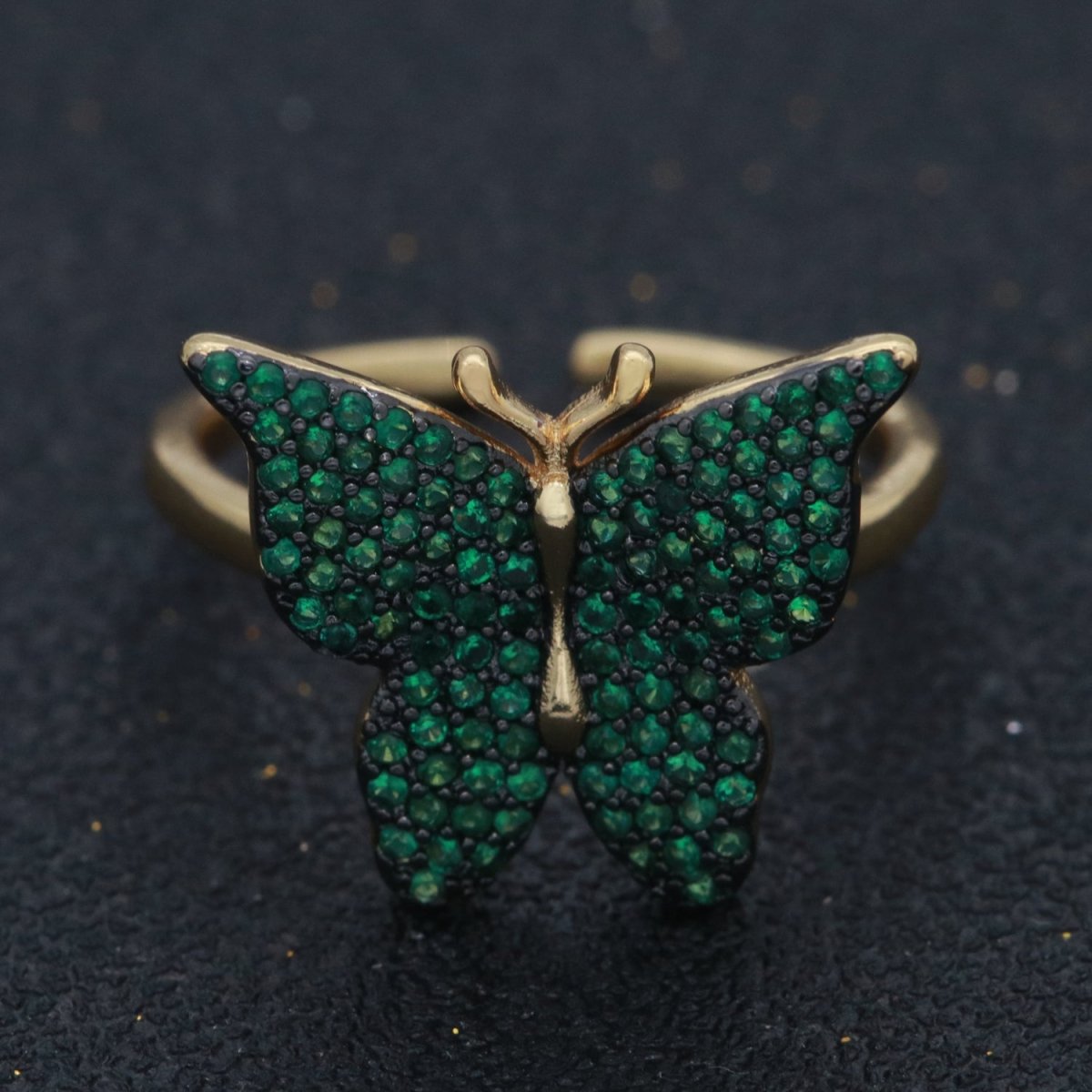 Dainty Butterfly Ring, Open Gold Adjustable Ring, Cute Mariposa Ring, Animal Lover Ring for Minimalist jewelry for Christmas Gift Idea S-160~S-164