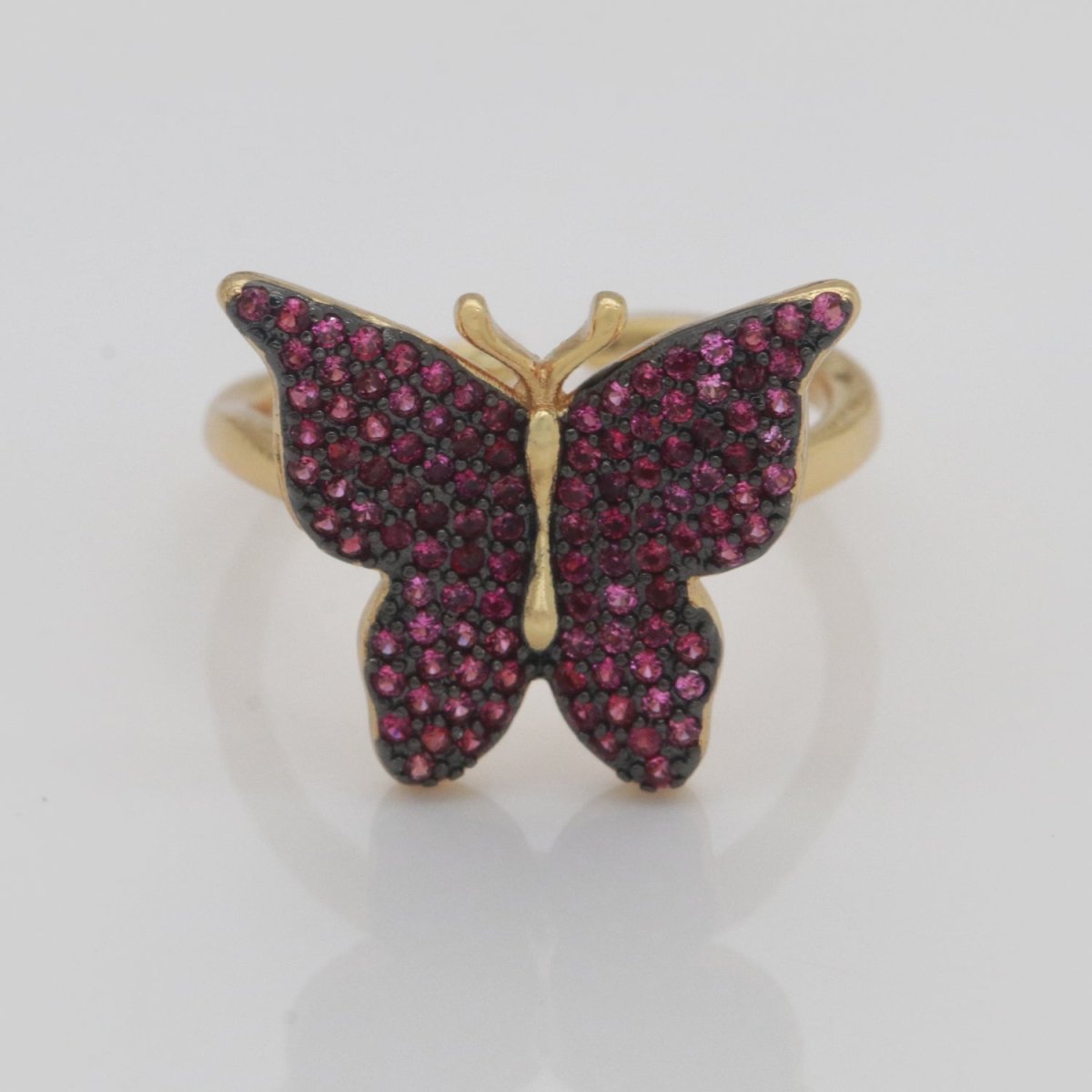 Dainty Butterfly Ring, Open Gold Adjustable Ring, Cute Mariposa Ring, Animal Lover Ring for Minimalist jewelry for Christmas Gift Idea S-160~S-164