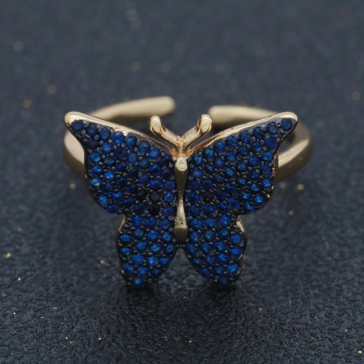 Dainty Butterfly Ring, Open Gold Adjustable Ring, Cute Mariposa Ring, Animal Lover Ring for Minimalist jewelry for Christmas Gift Idea S-160~S-164