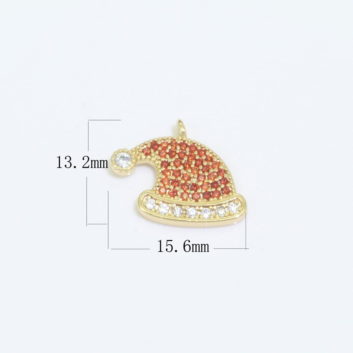 Dainty Christmas charms Micro Pave Holiday Collection Santa, Snow, Stocking, Snow man, Reindeer, Tree Pendant for DiY Jewelry Necklace Bracelet Earring Accessory F-902 F-903 M-594 - M-604