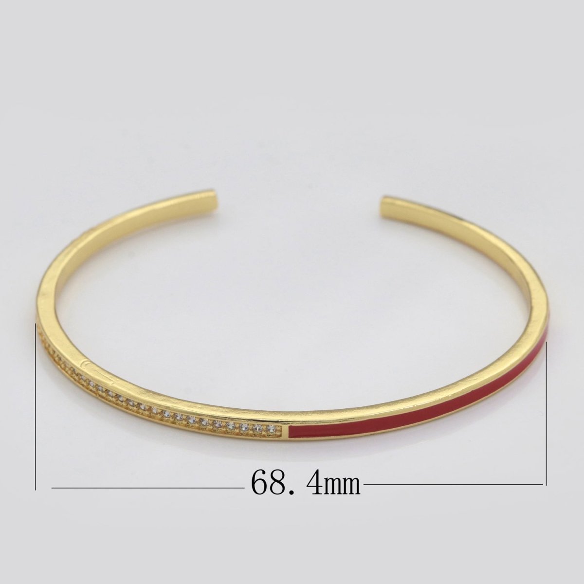 Dainty Cuff Bracelet Minimalist Bangle For Stacking Jewelry | WA-289 to WA-292 Clearance Pricing