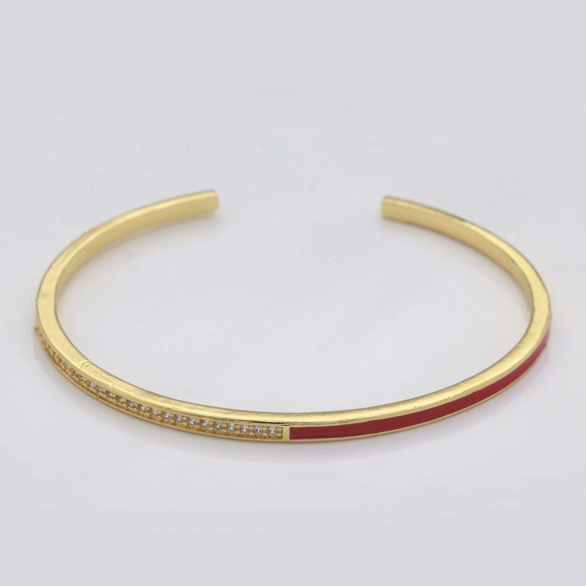 Dainty Cuff Bracelet Minimalist Bangle For Stacking Jewelry | WA-289 to WA-292 Clearance Pricing