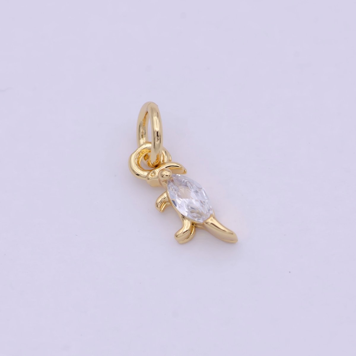 Dainty Dino Charm • Minimalist Mini Dinosaurus Charm • Cute Kawaii Dino Pendant for Earring Necklace Bracelet C-191 C-215 C-219 C-228 C-251 C-256 C-258 C-289