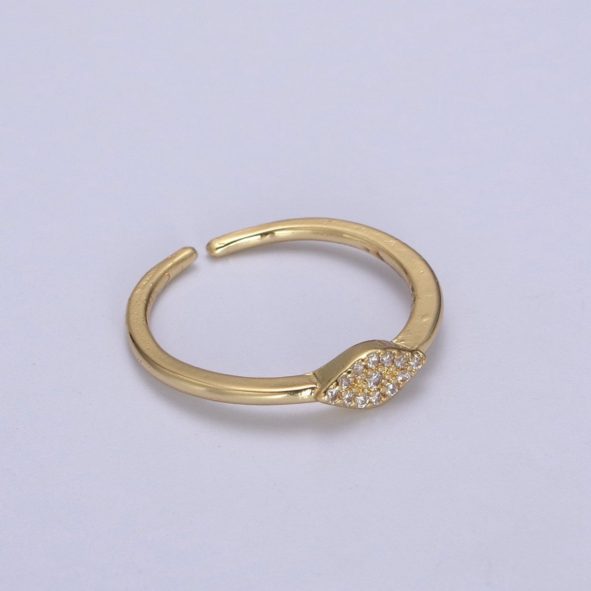 Dainty Evil Eye Stacking Ring, Gold Minimalist Ring, Simple cz Ring, Gold Filled Ring, Thin Ring, Delicate Ring, Gift for her U-325, U327