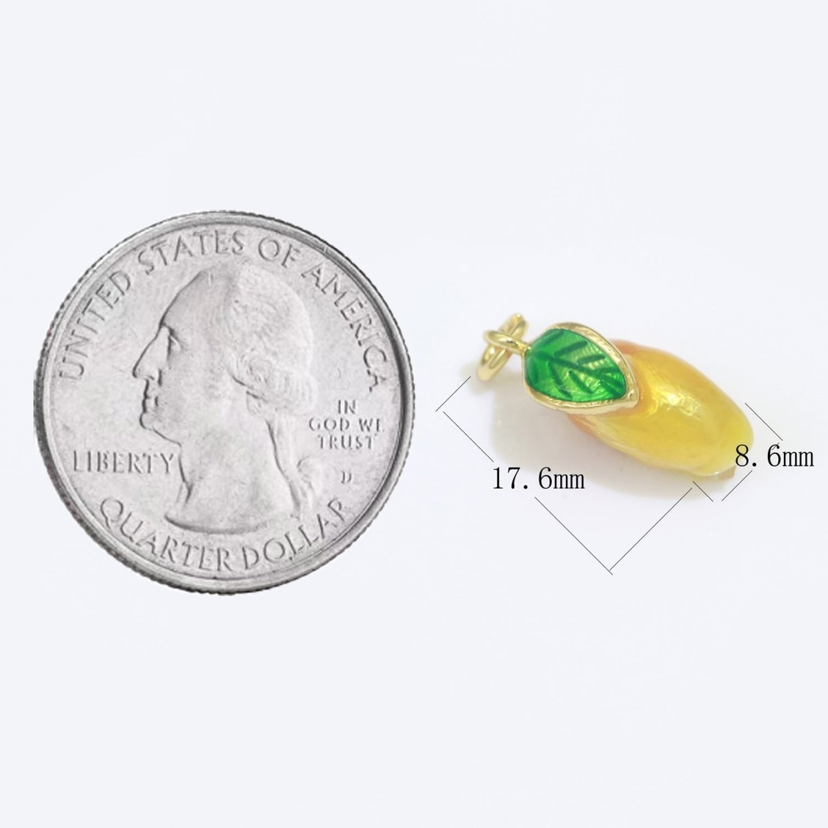 Dainty fruit charm Red Strawberry, Mango, Raspberry, Cherry Charm Lead Nickel free, Jewelry making supplies Enamel Jewelry Food M-542 - M-544