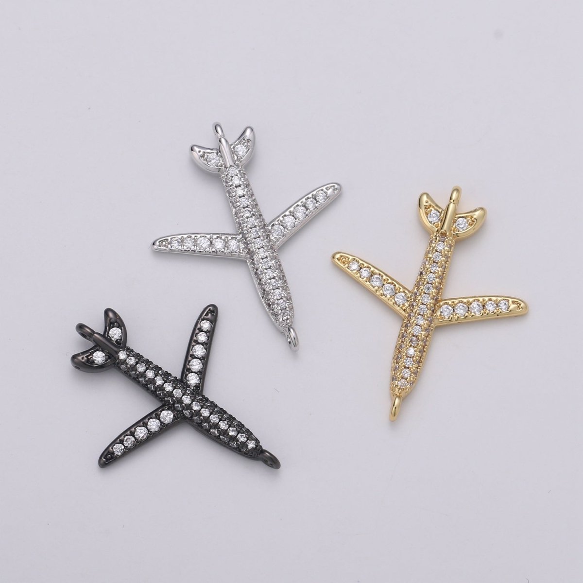 Dainty Gold Filled Airplane Connector F-520 F-521 F-522