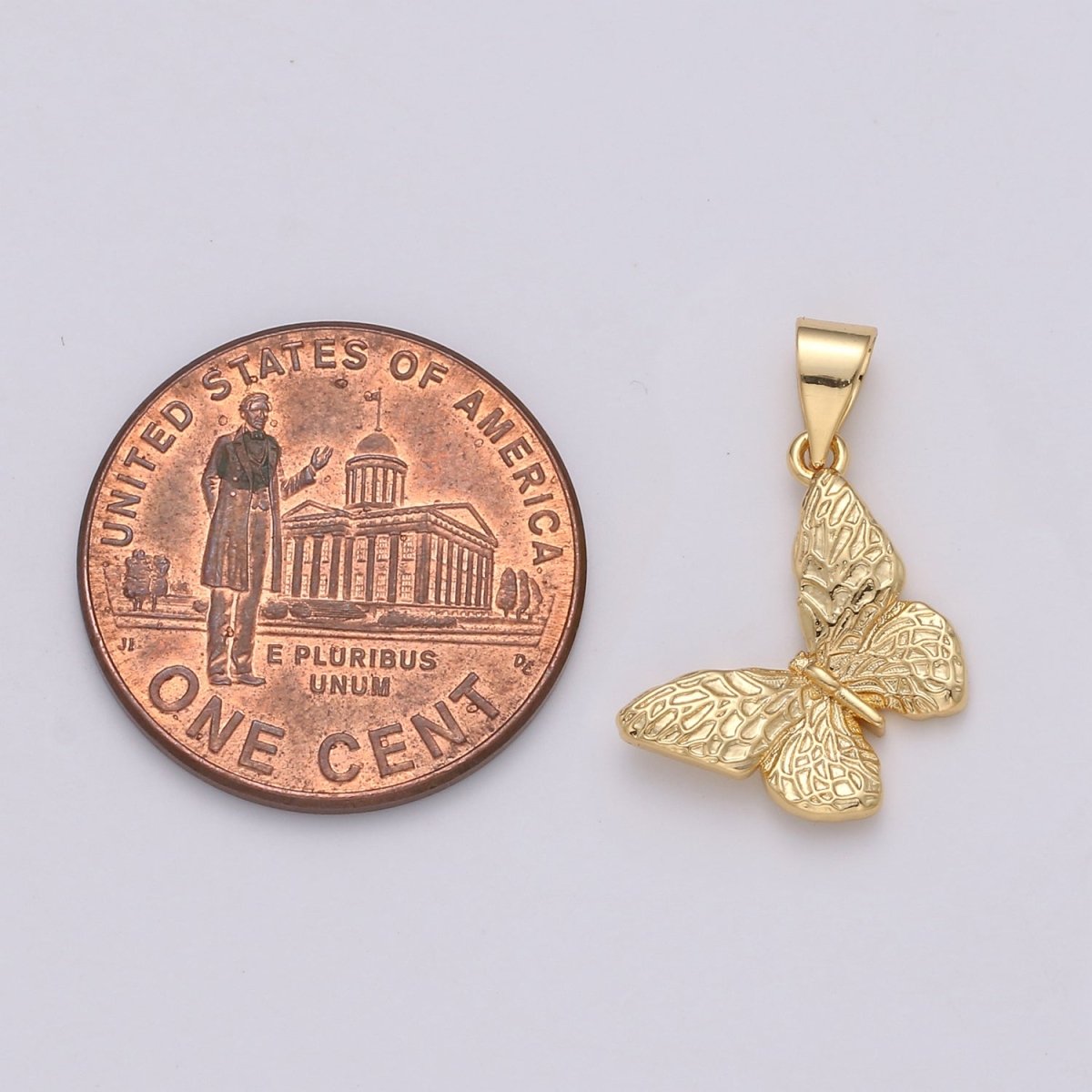 Dainty Gold Filled Butterfly Pendants  I-818~I-820