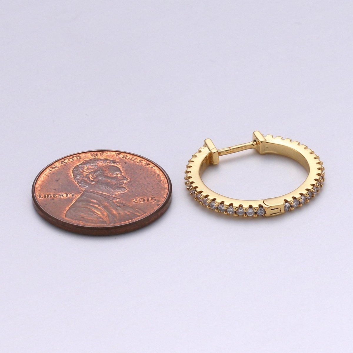 Dainty Gold Filled hoop earrings - huggie hoops earrings - Cubic hoop earrings - Dainty hoops - Tiny hoops - Thin hoops - Minimalist earring P-047 Q-222 Q-223