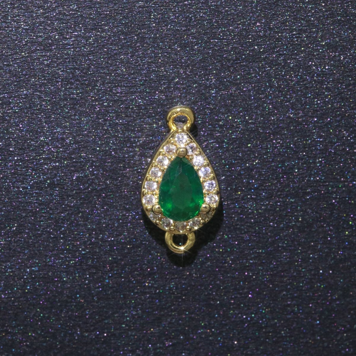 Dainty Gold Filled Stone Connectors  F-837 F-843