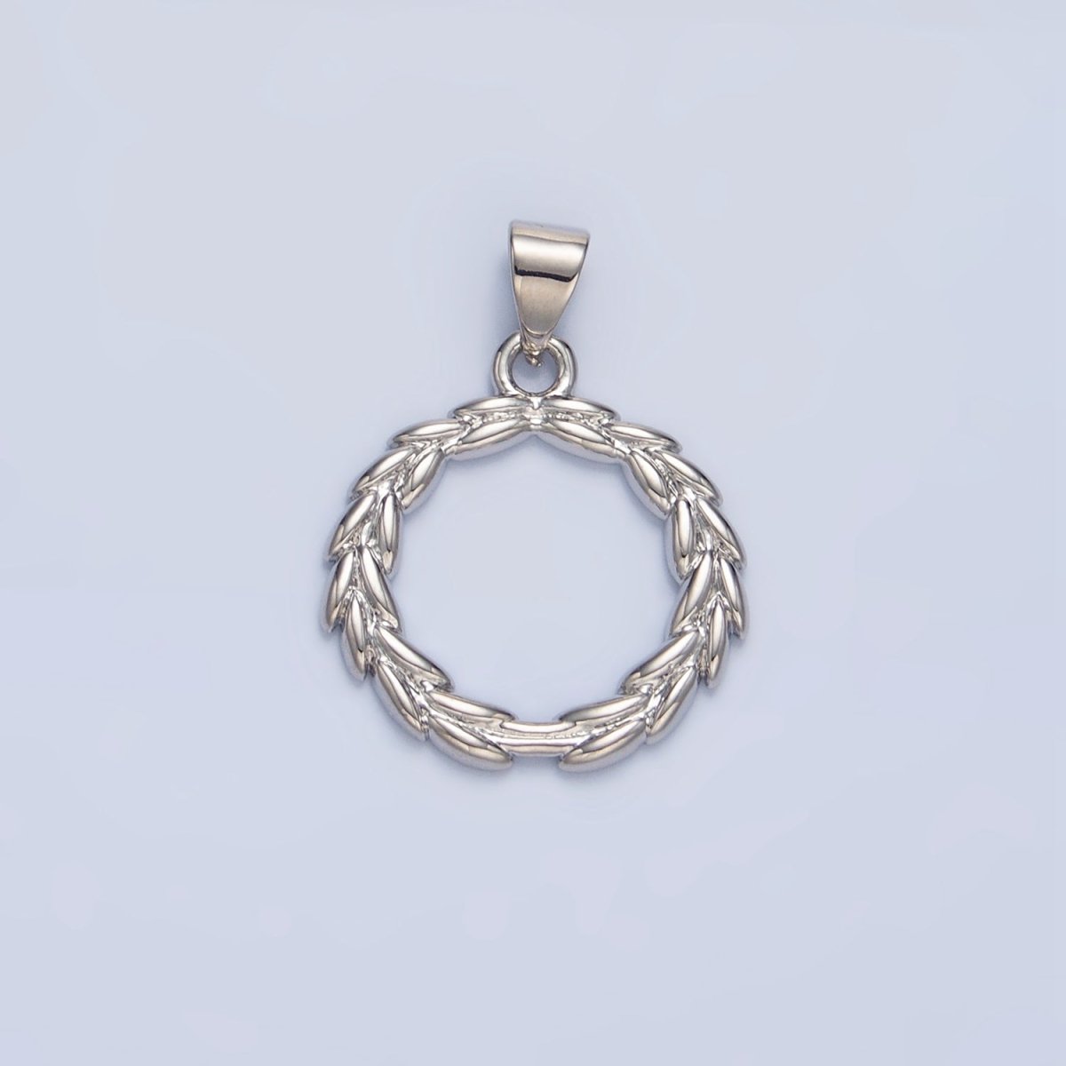 Dainty Gold Filled Wreath Charm Olive Leaf Pendants I-626