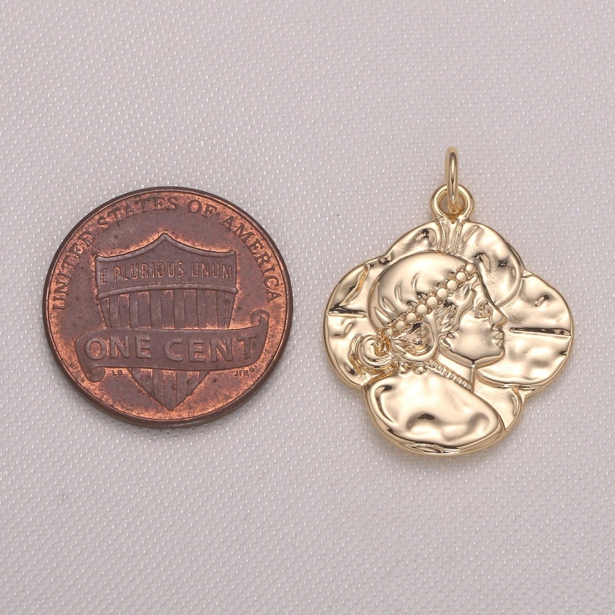 Dainty Gold Plated God Goddess Charm Greek Mythology God Charm Pendant GP-946 - DLUXCA