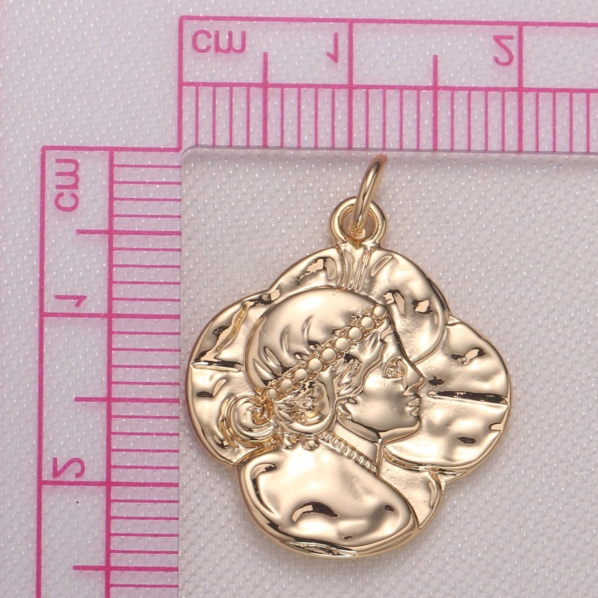 Dainty Gold Plated God Goddess Charm Greek Mythology God Charm Pendant GP-946 - DLUXCA