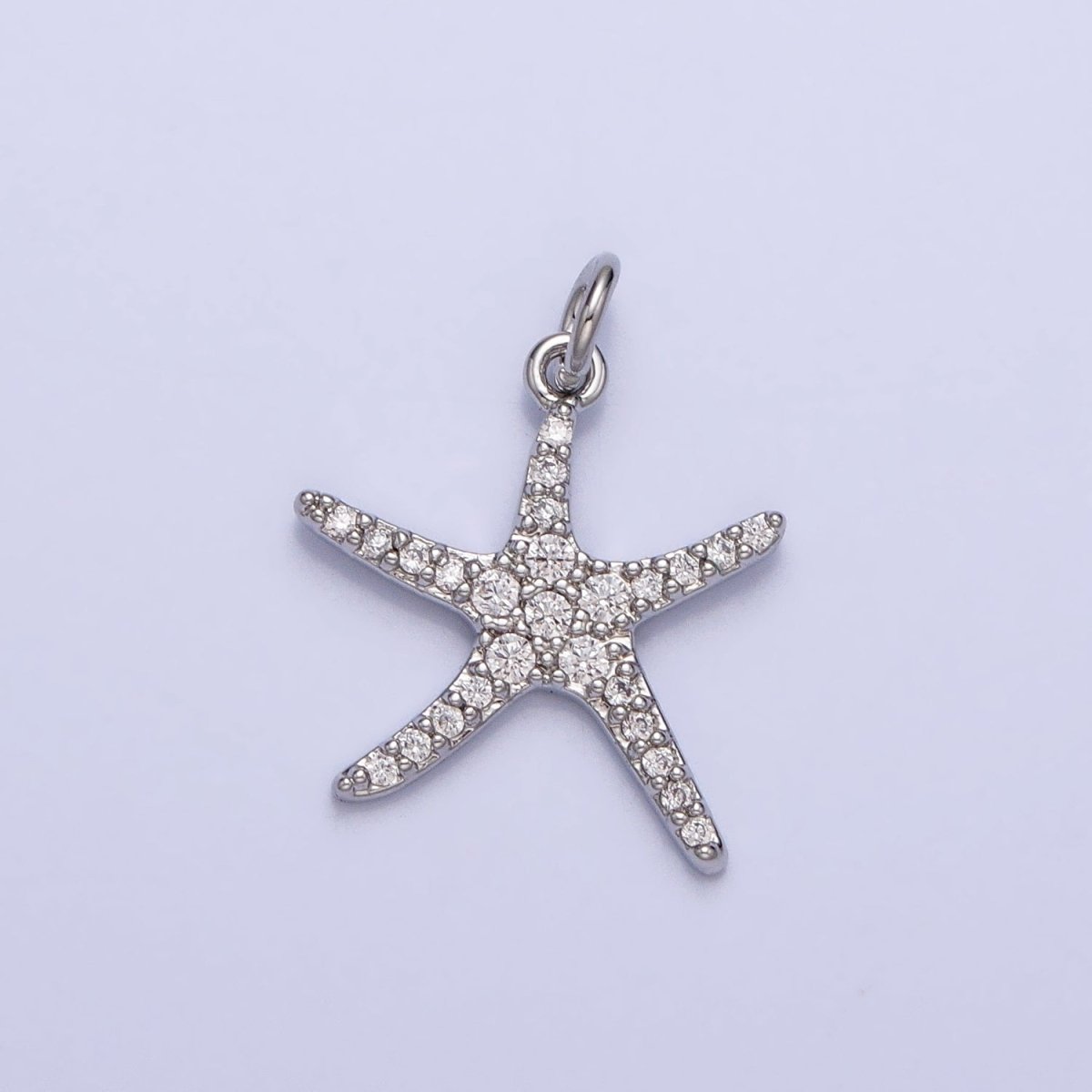 Dainty Gold Silver Starfish Charms Star Fish Animal Under The Sea Jewelry AC749 AC750