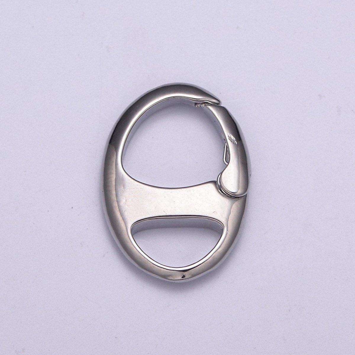 Dainty Gold Spring Gate Ring, Push Gate ring, Soda Tab Clasp 14K Gold Filled Clasp for Charm Holder Connector Clasp / Link Connector L-564 L-565