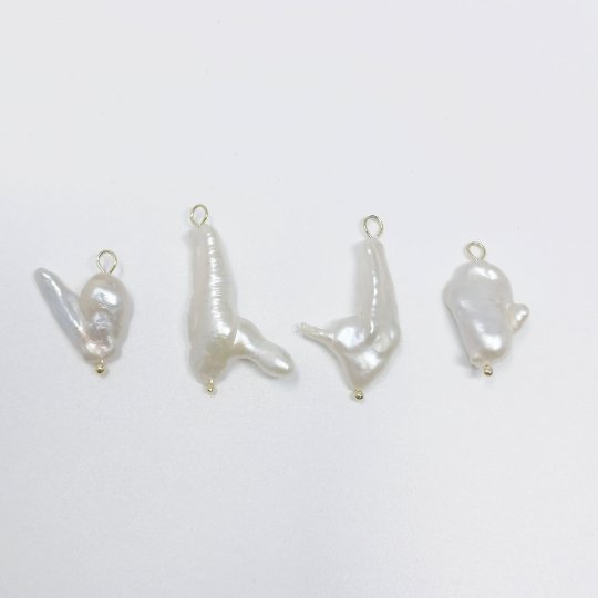 Dainty keshi pearl,loose cultured pearls Charm, Small pearl beads Pendant irregular pearl mixed, nugget pearl for Jewelry Making Supply P-1567 - DLUXCA