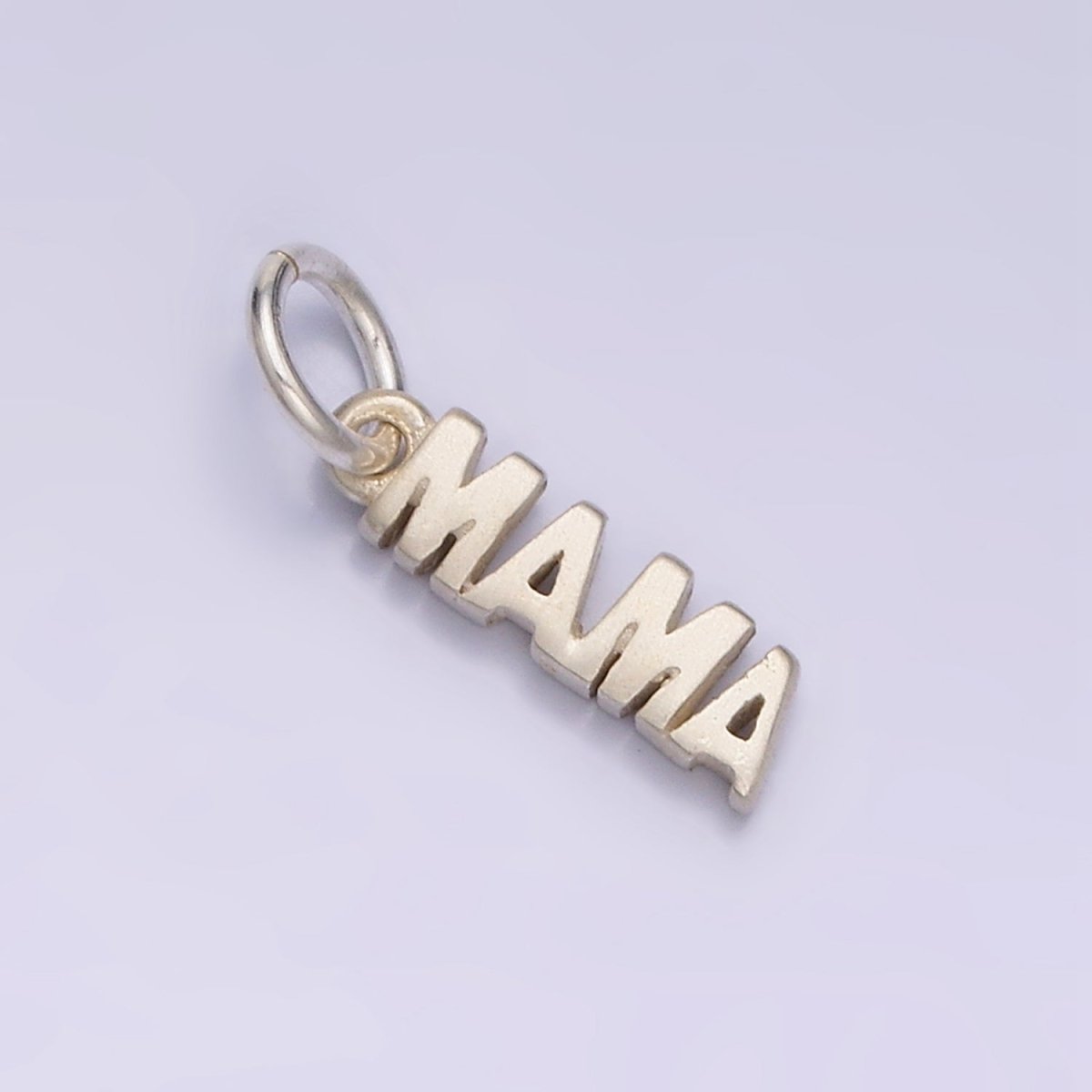 Dainty Mama Charm 18k Gold Filled Mama Charm for Bracelet Necklace Earring Component Diy Jewelry Making Supply E-140